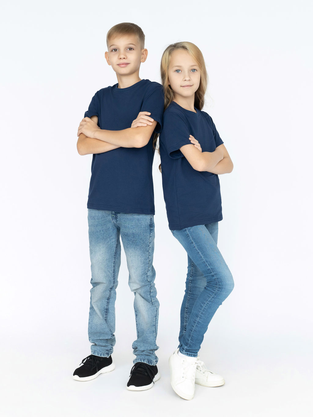 Футболка детская темносиняя