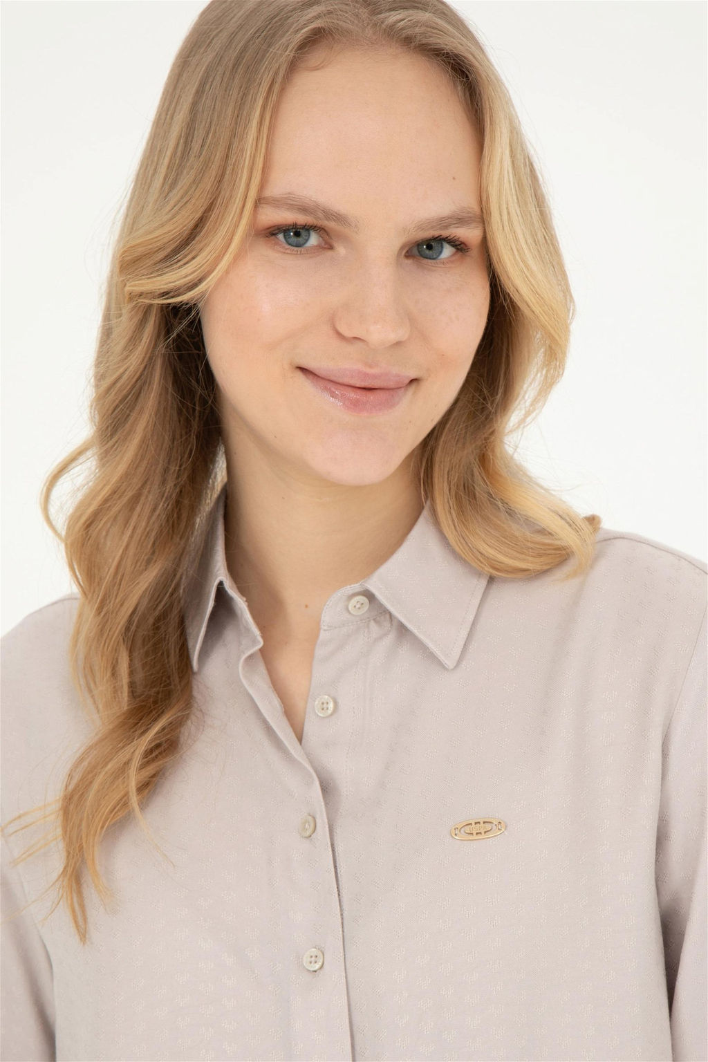 Женская рубашка с длинным рукавом Stone Неожиданная скидка в корзине - U.s. polo assn фото 2