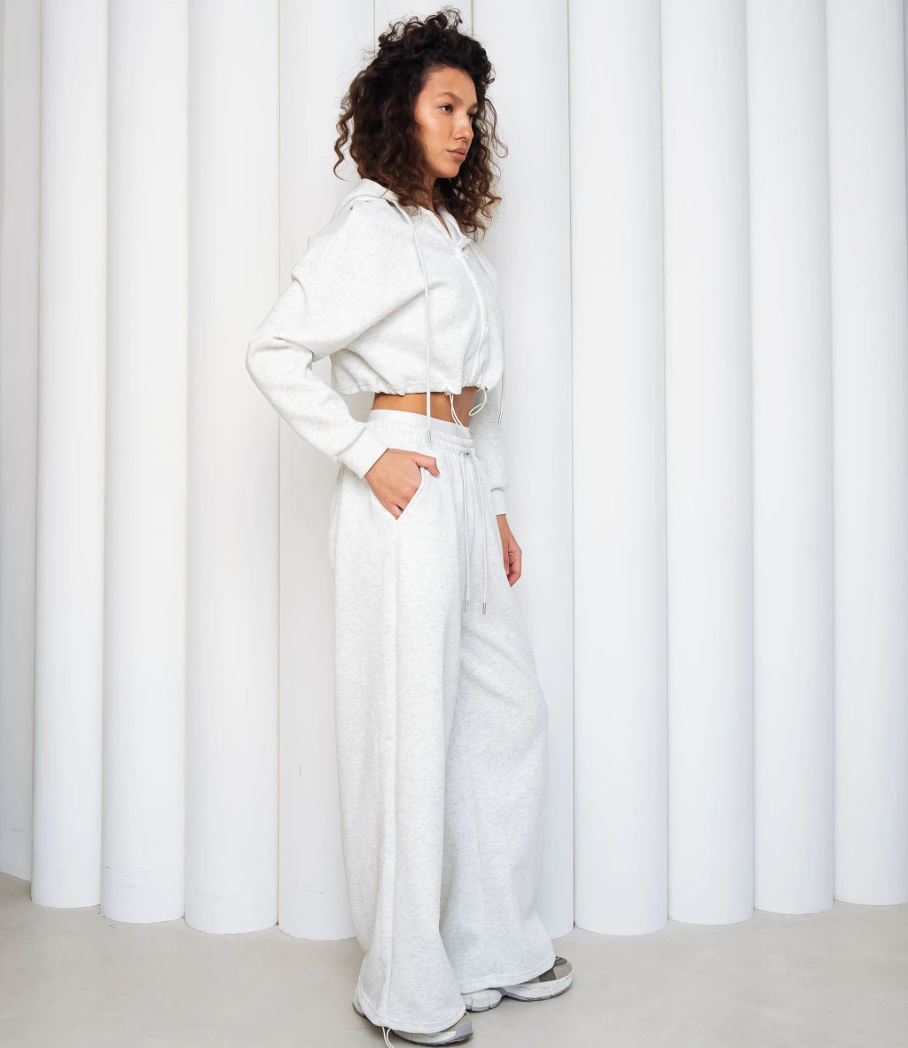 Спортивный костюм #КТ6001 (7), светло-серый меланж - Dommod фото 2