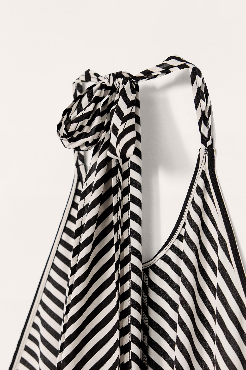 LIMITED EDITION STRIPED HALTER DRESS - Zara фото 16