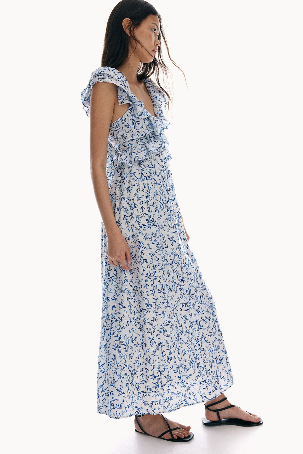 Vestido midi de volantes - H&m фото 3