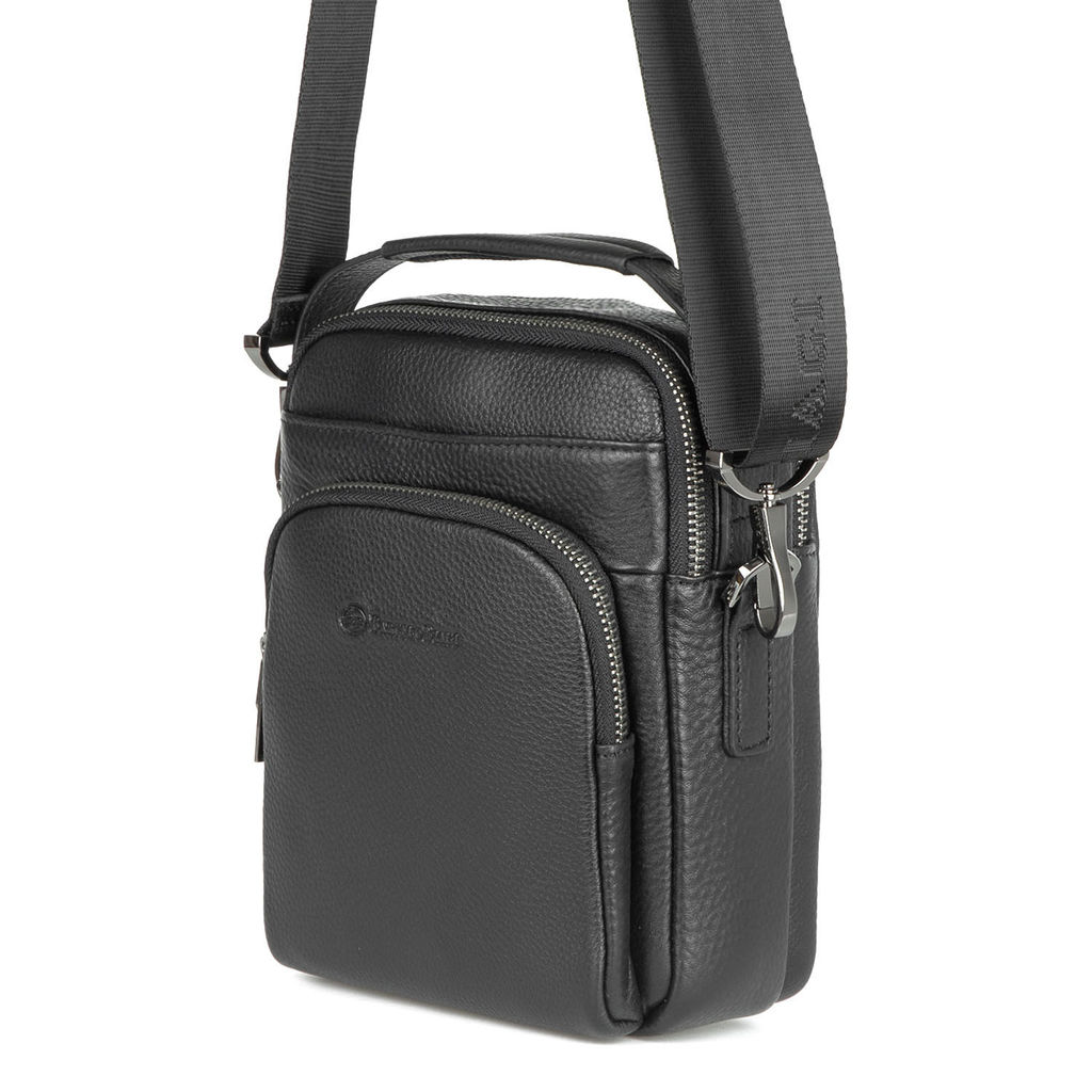 Мужская кожаная сумка - Barcelo biagi фото 2