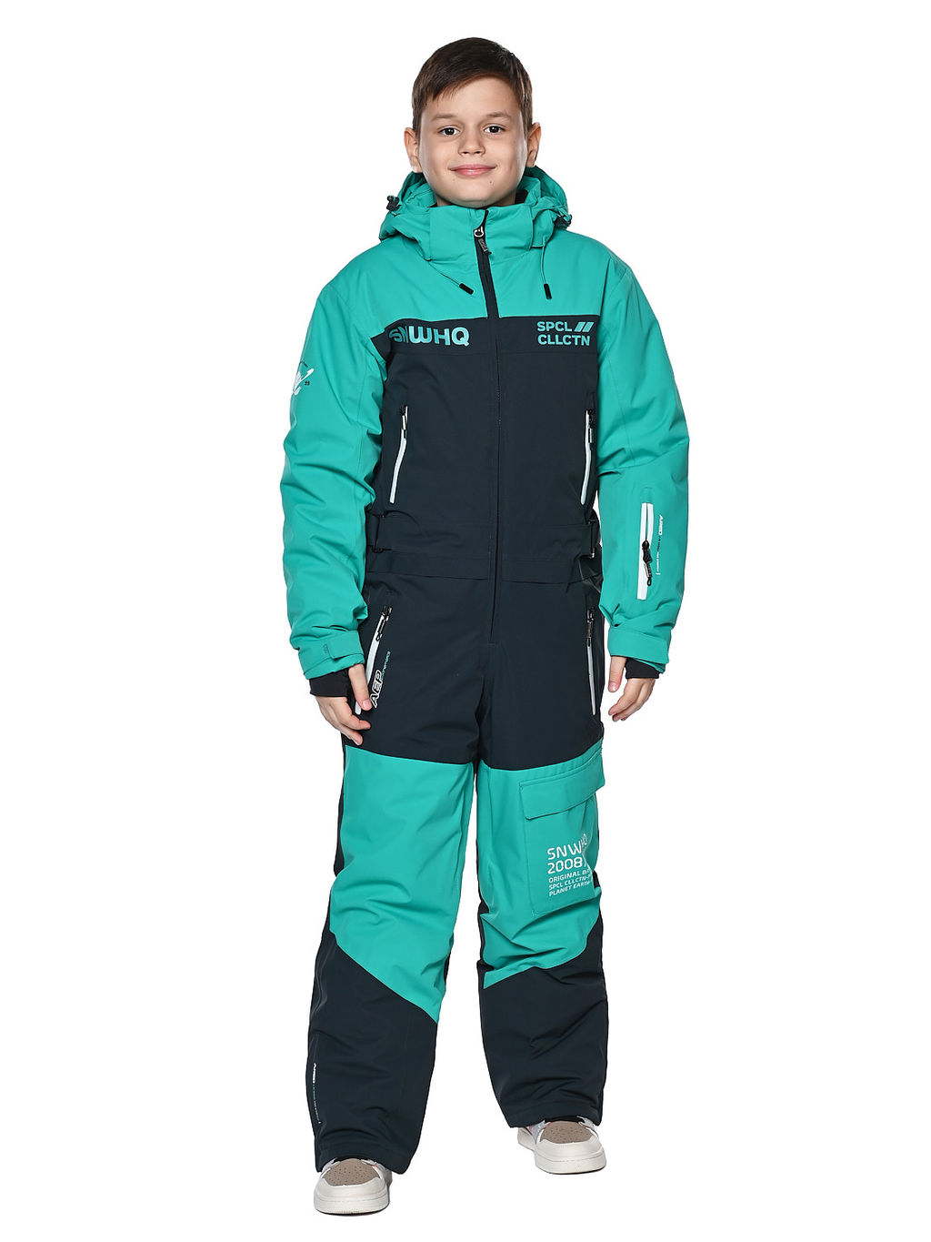 Комбинезон T-9091 Черный - Snow headquarter фото 20