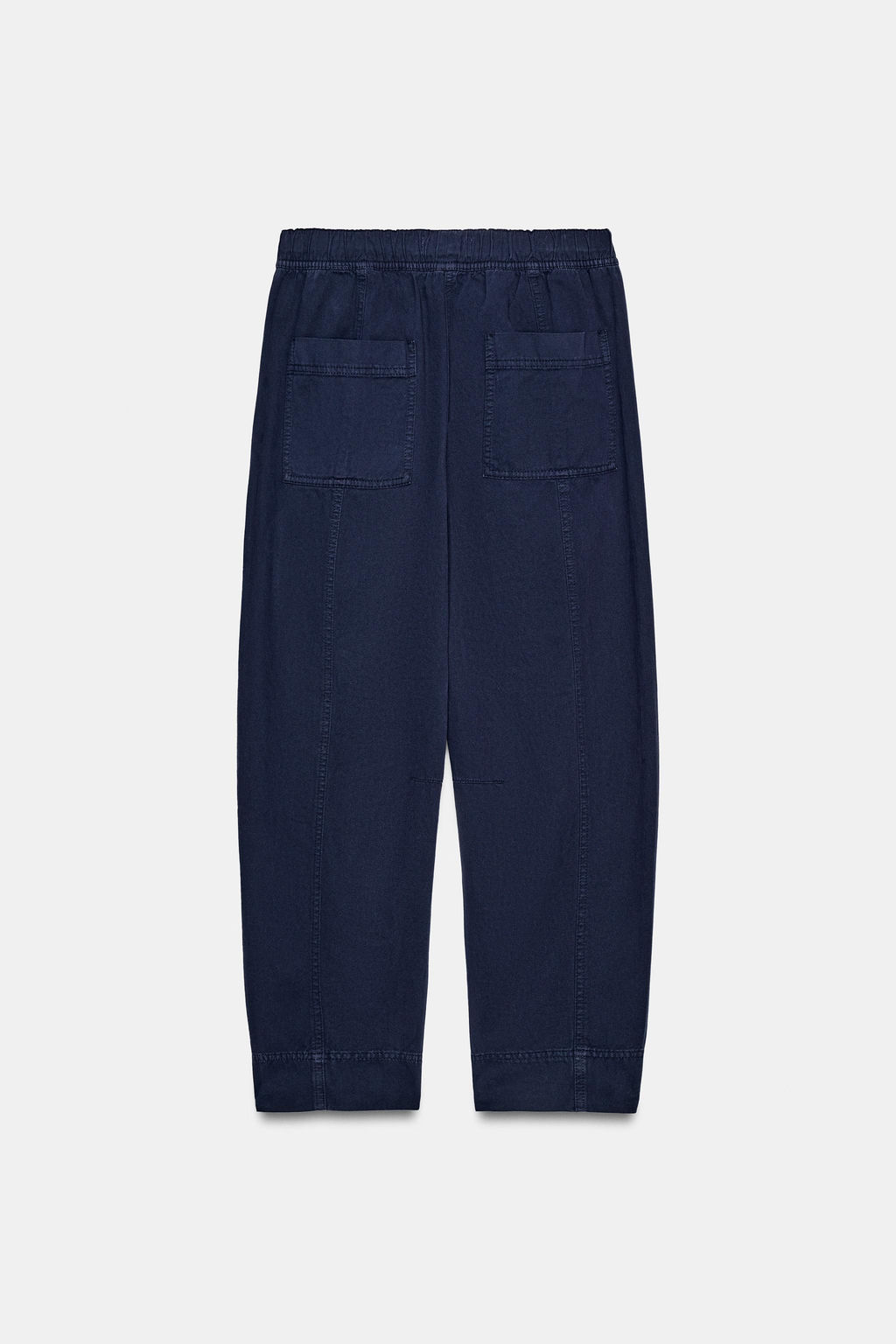 PANTAL?N CINTURA EL?STICA / Marino - Zara фото 8