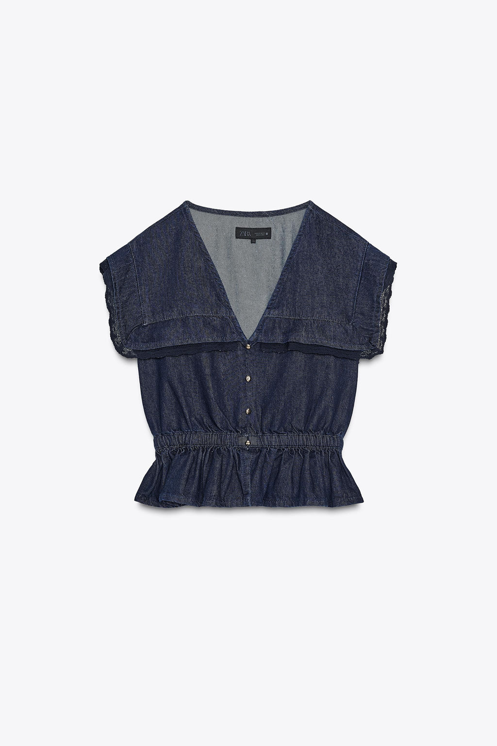 LACE DENIM SHIRT - Zara фото 5