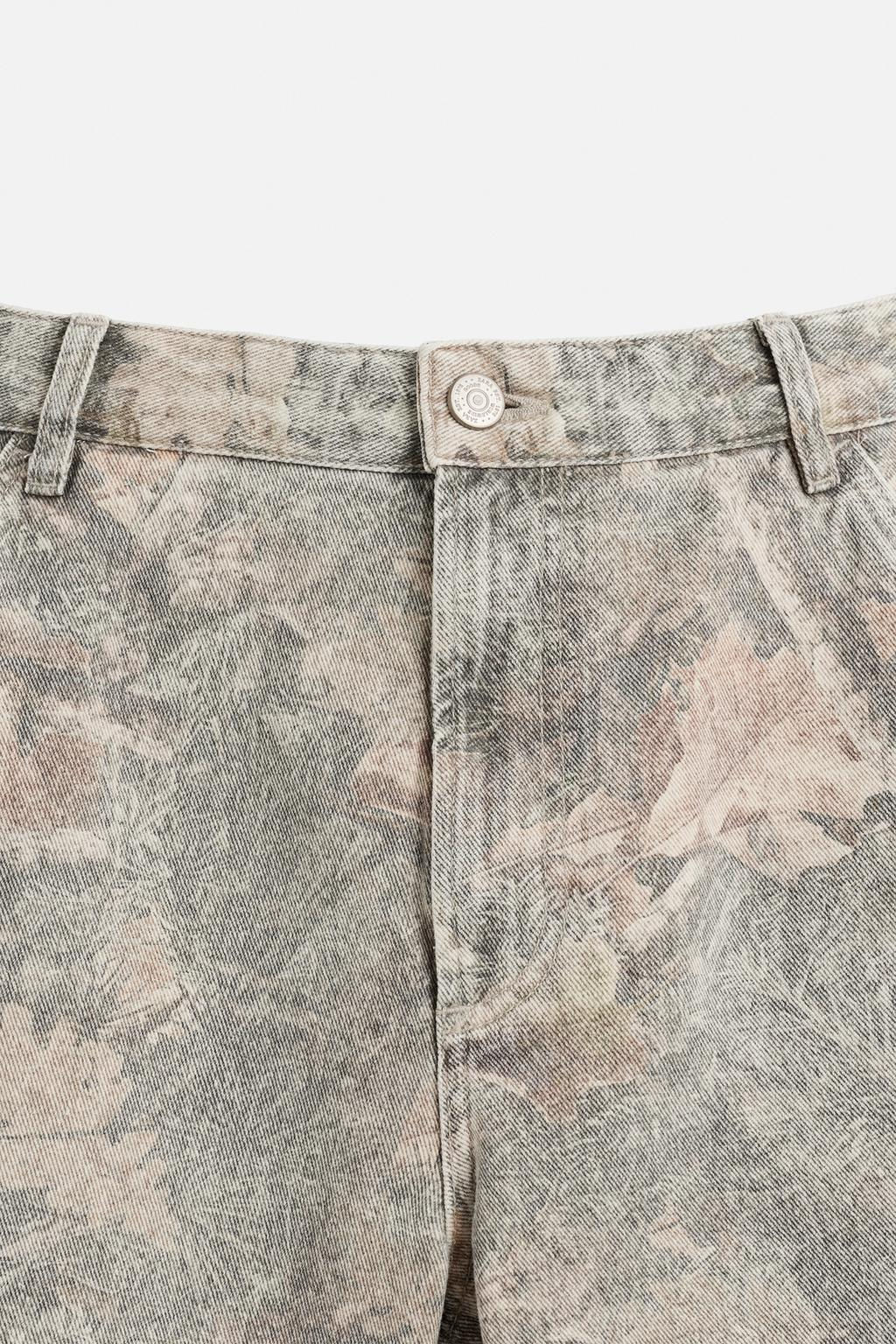 ABSTRACT PRINT RELAXED FIT BERMUDA SHORTS - Zara фото 8