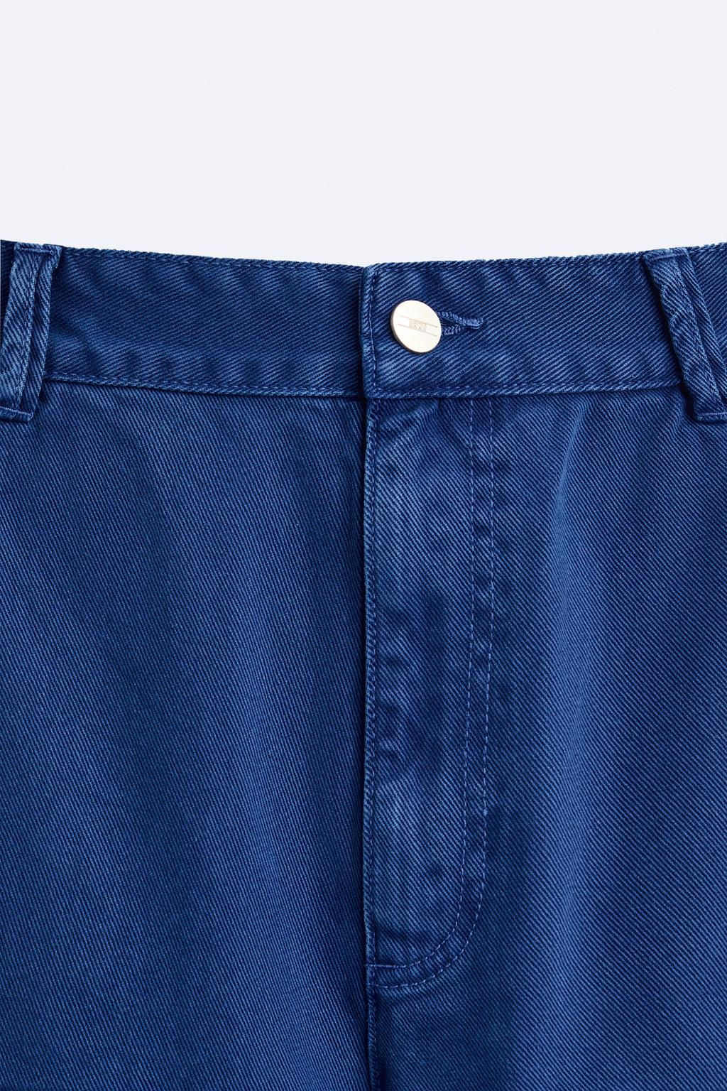 FADED CARPENTER TROUSERS WITH POCKET - Zara фото 9