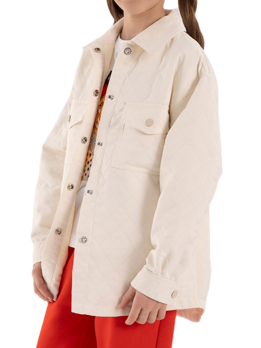 Куртка для девочки О66184 - Карамелли фото 6