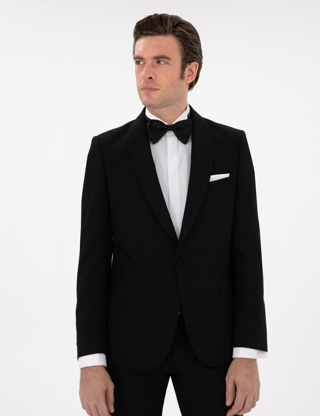 Siyah Slim Fit Smokin - Cacharel фото 3