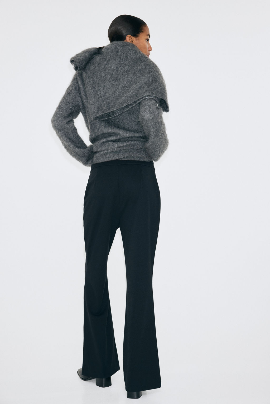 Pantal?n bootcut con raya - H&m фото 7