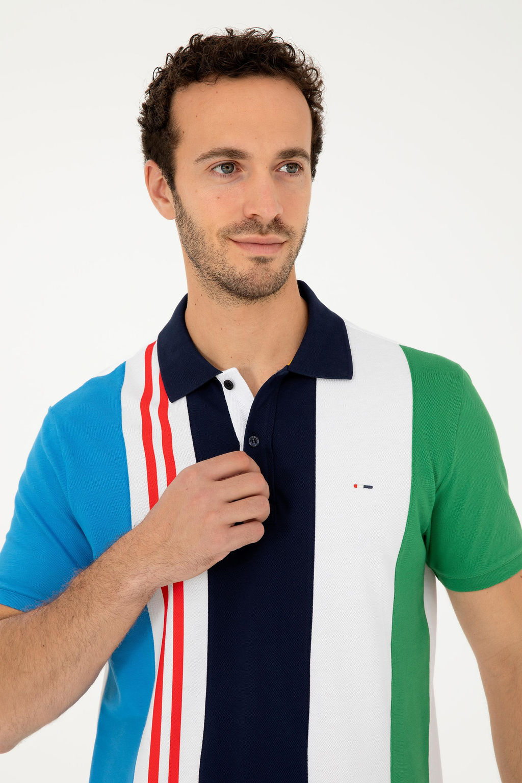 Мужская темно-синяя футболка Неожиданная скидка в корзине - U.s. polo assn фото 9