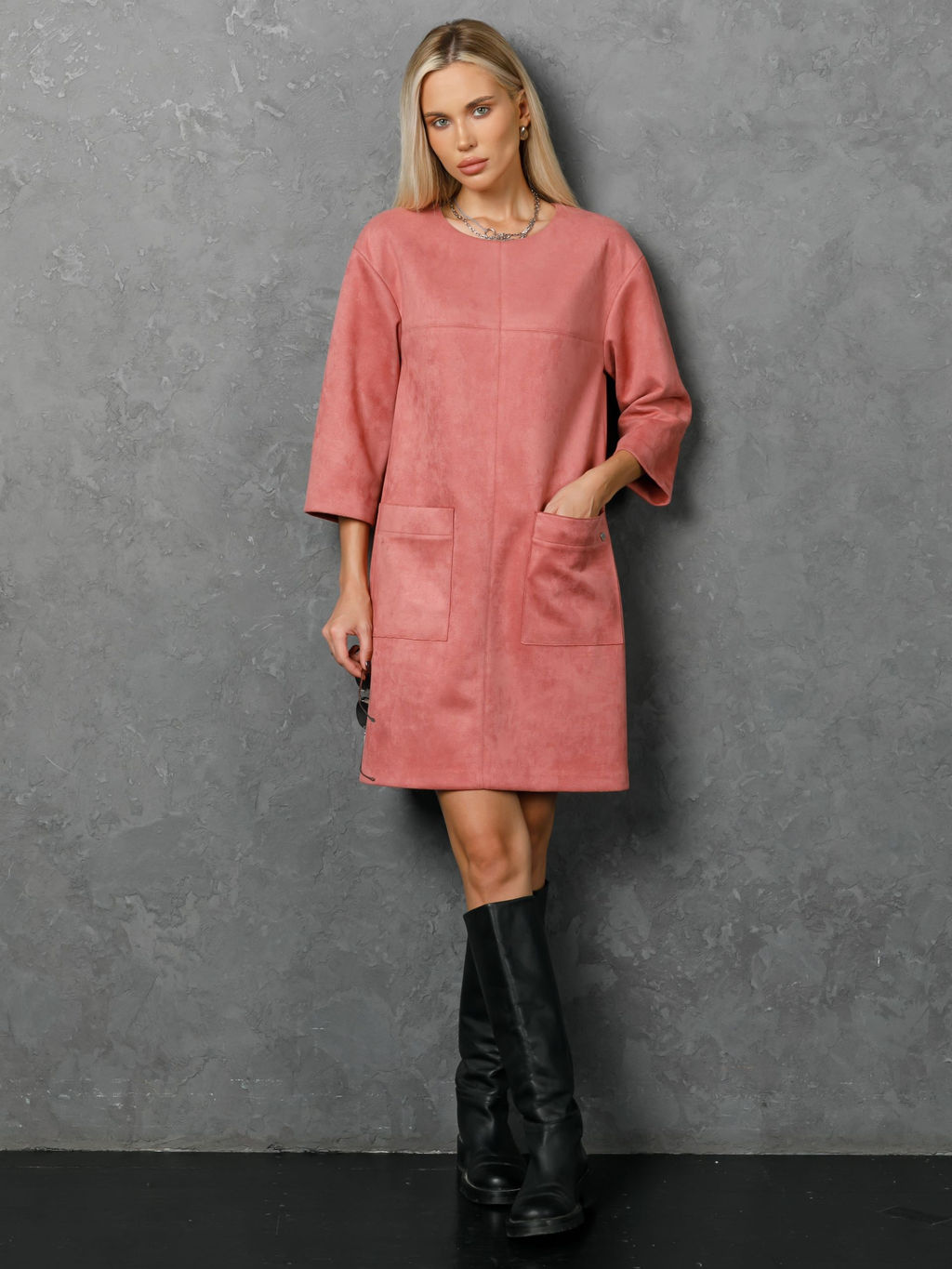 Платье из искусственной замши - Marchello marchellini фото 2