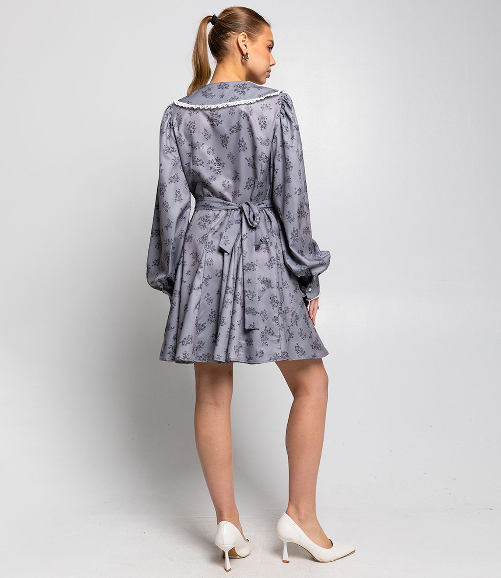 Платье #КТ2503 (2)-2, серый