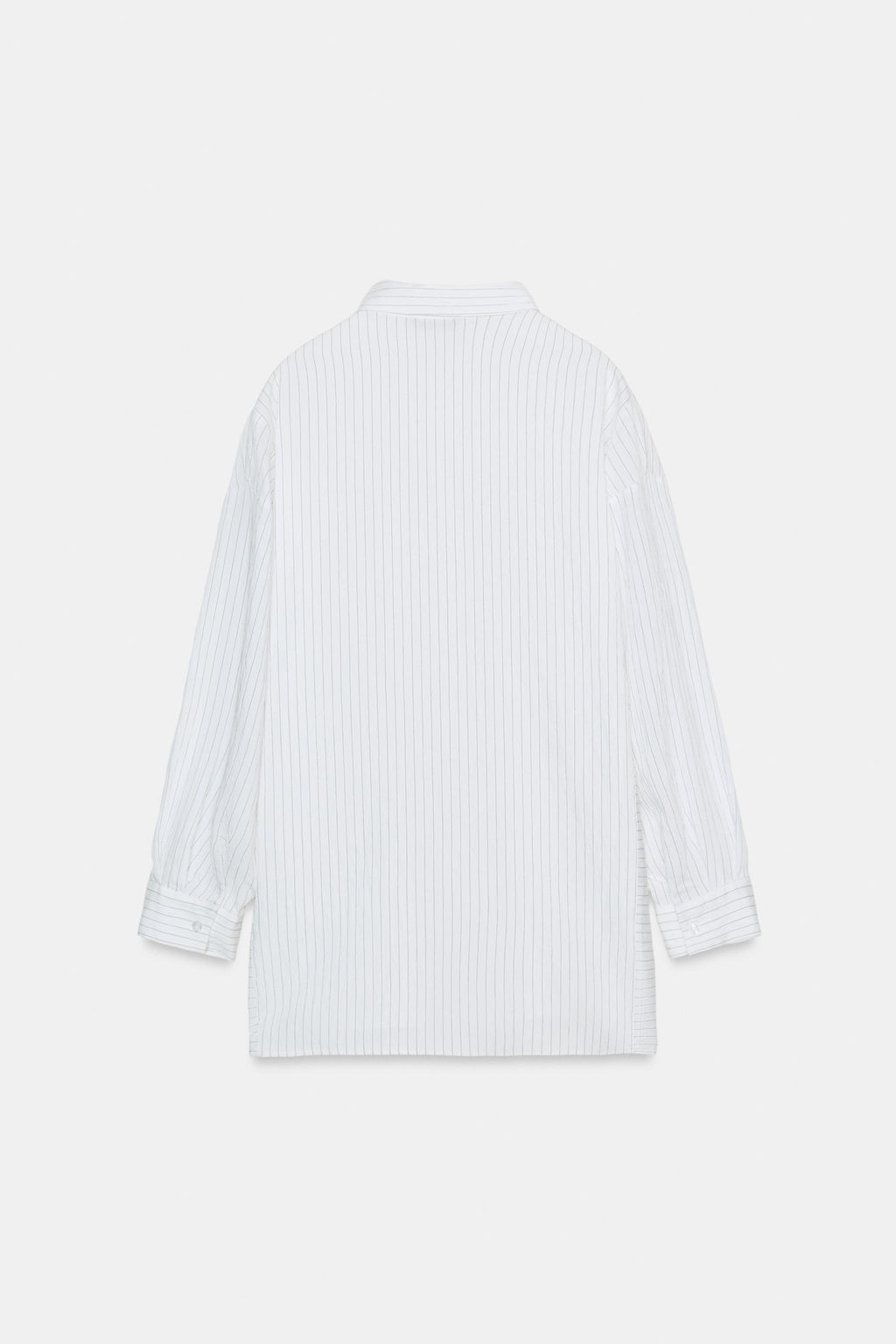STRIPED OVERSIZE SHIRT - Zara фото 7