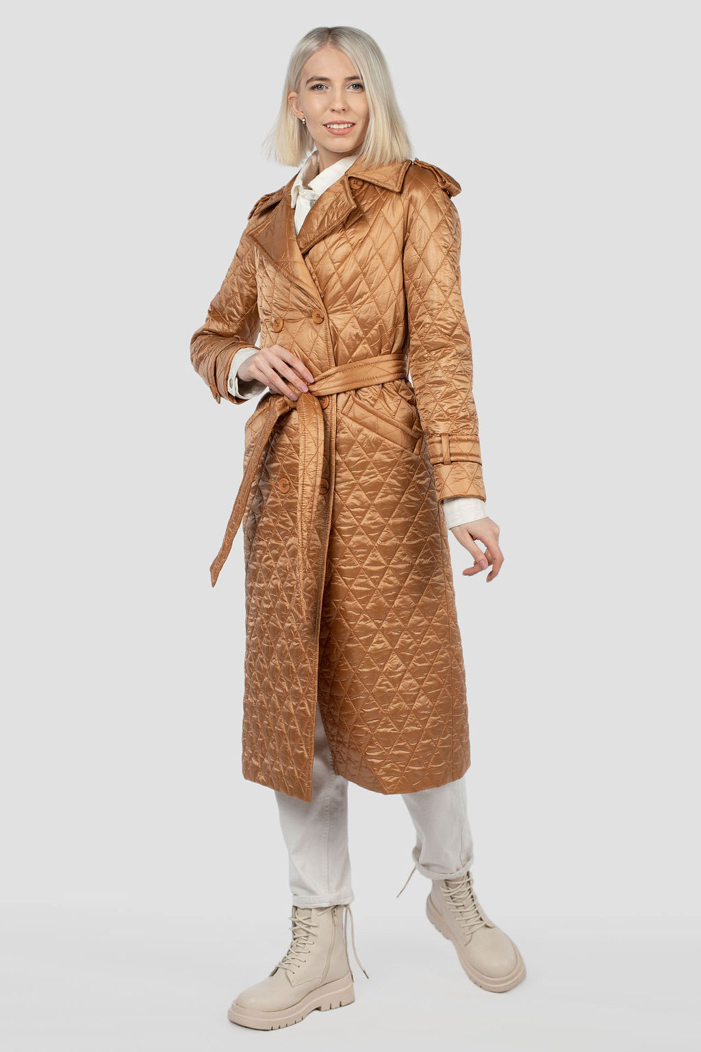 Пальто женское демисезонное - El podio фото 5