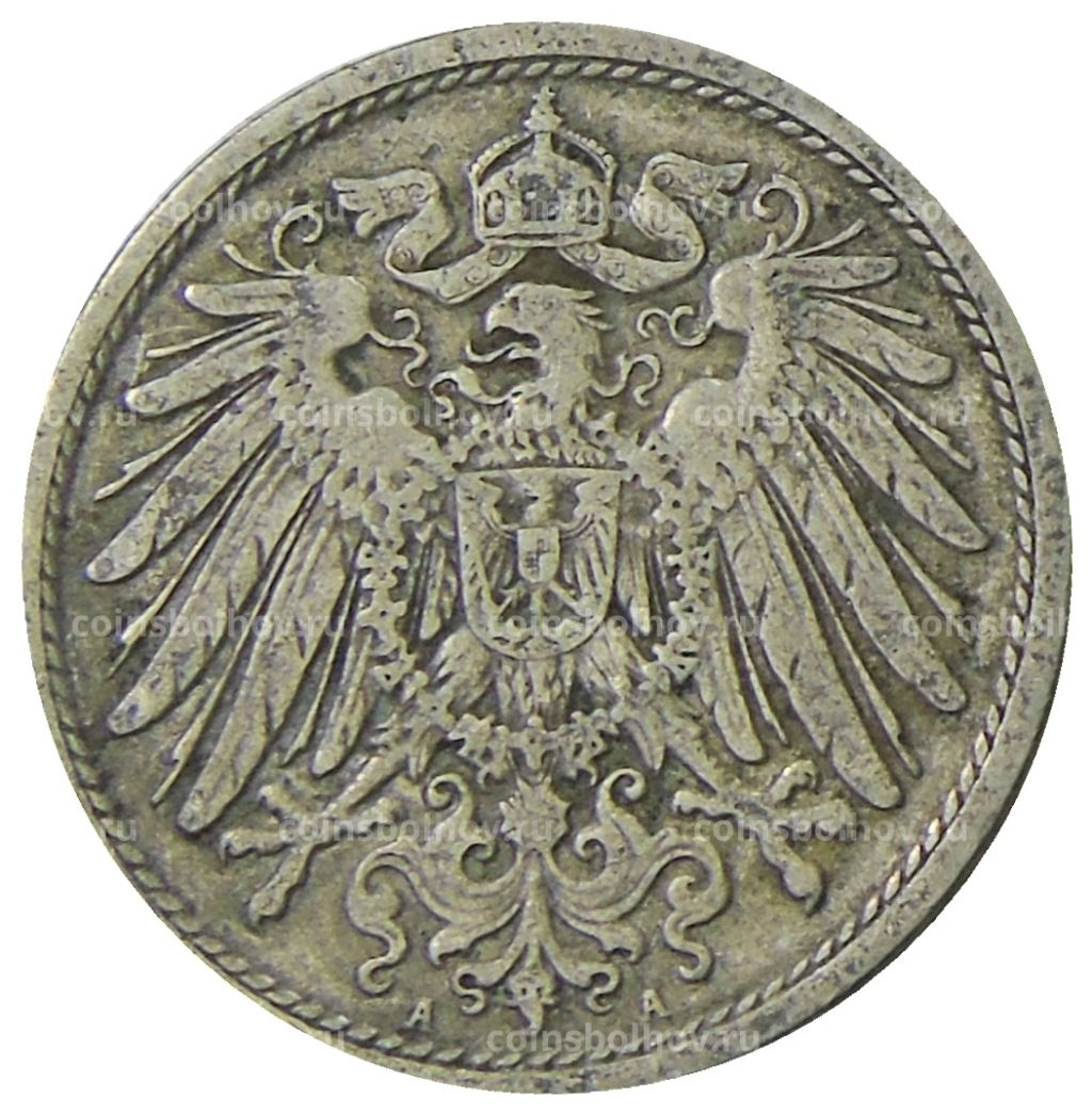 10 пфеннигов 1907 года А Германия