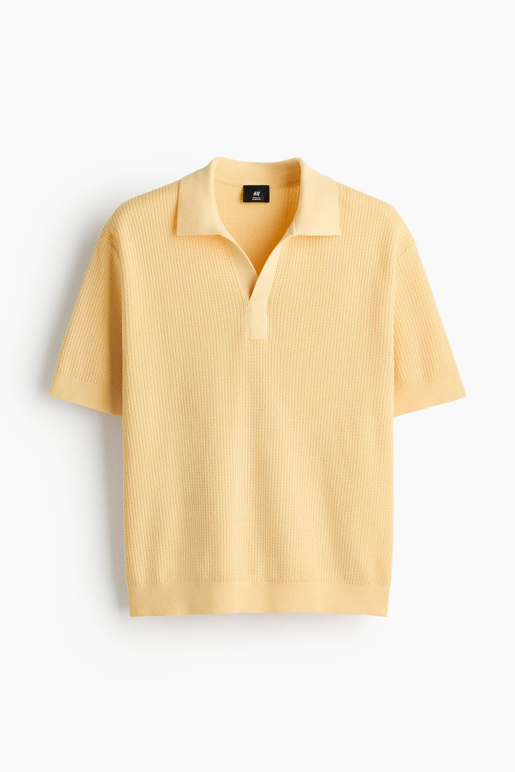 Polo en punto trenzado Regular Fit - H&m фото 10