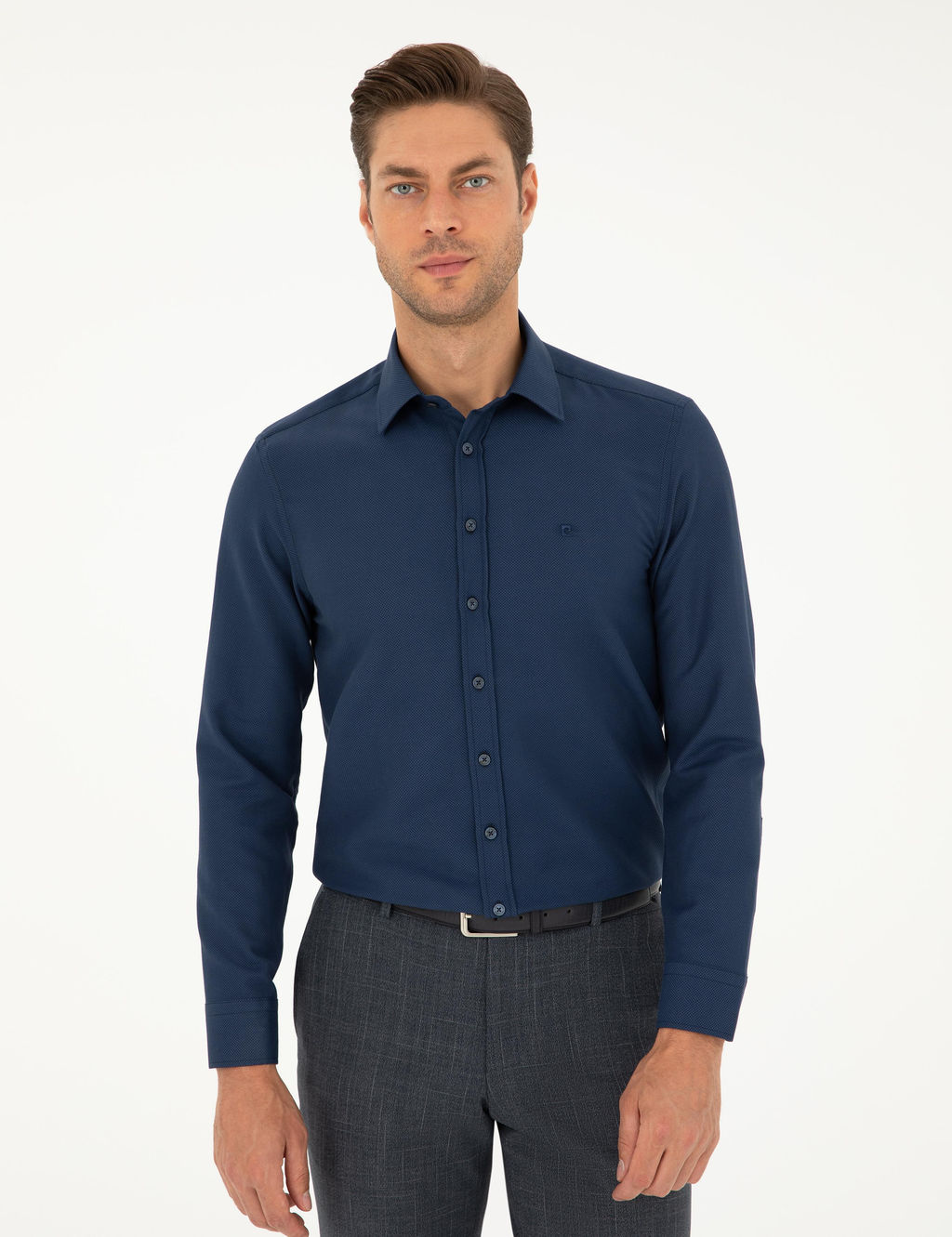Lacivert Slim Fit Arm_rl_ Uzun Kollu G_mlek - Pierre cardin фото 3