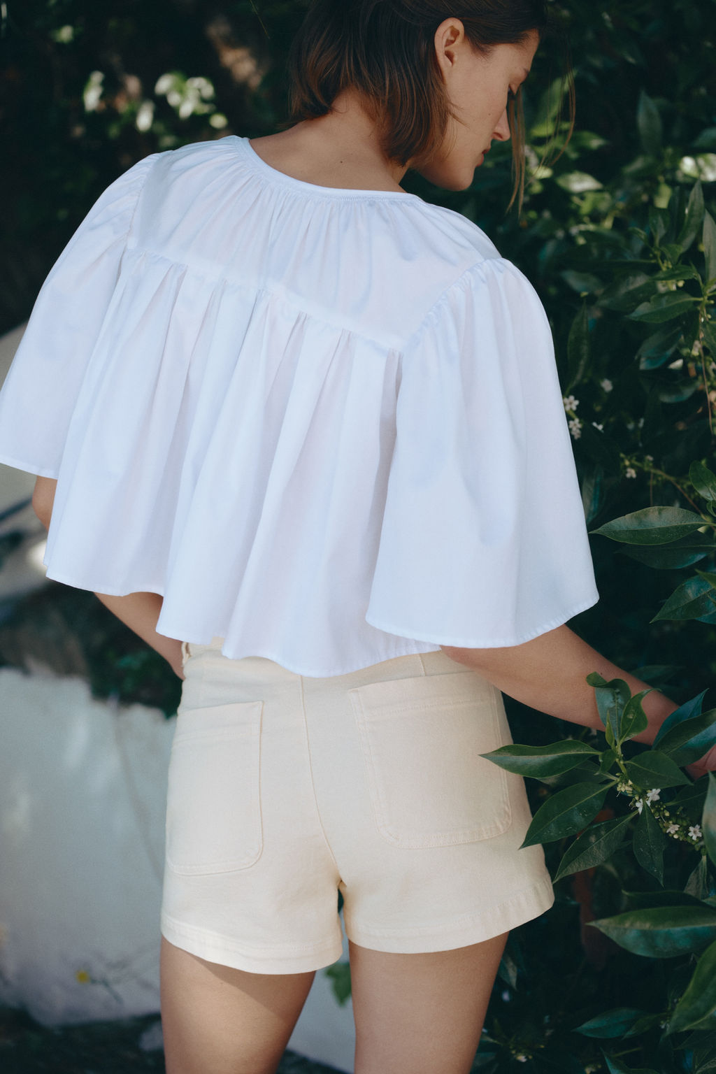 Vaquero corto de talle alto - H&m фото 9