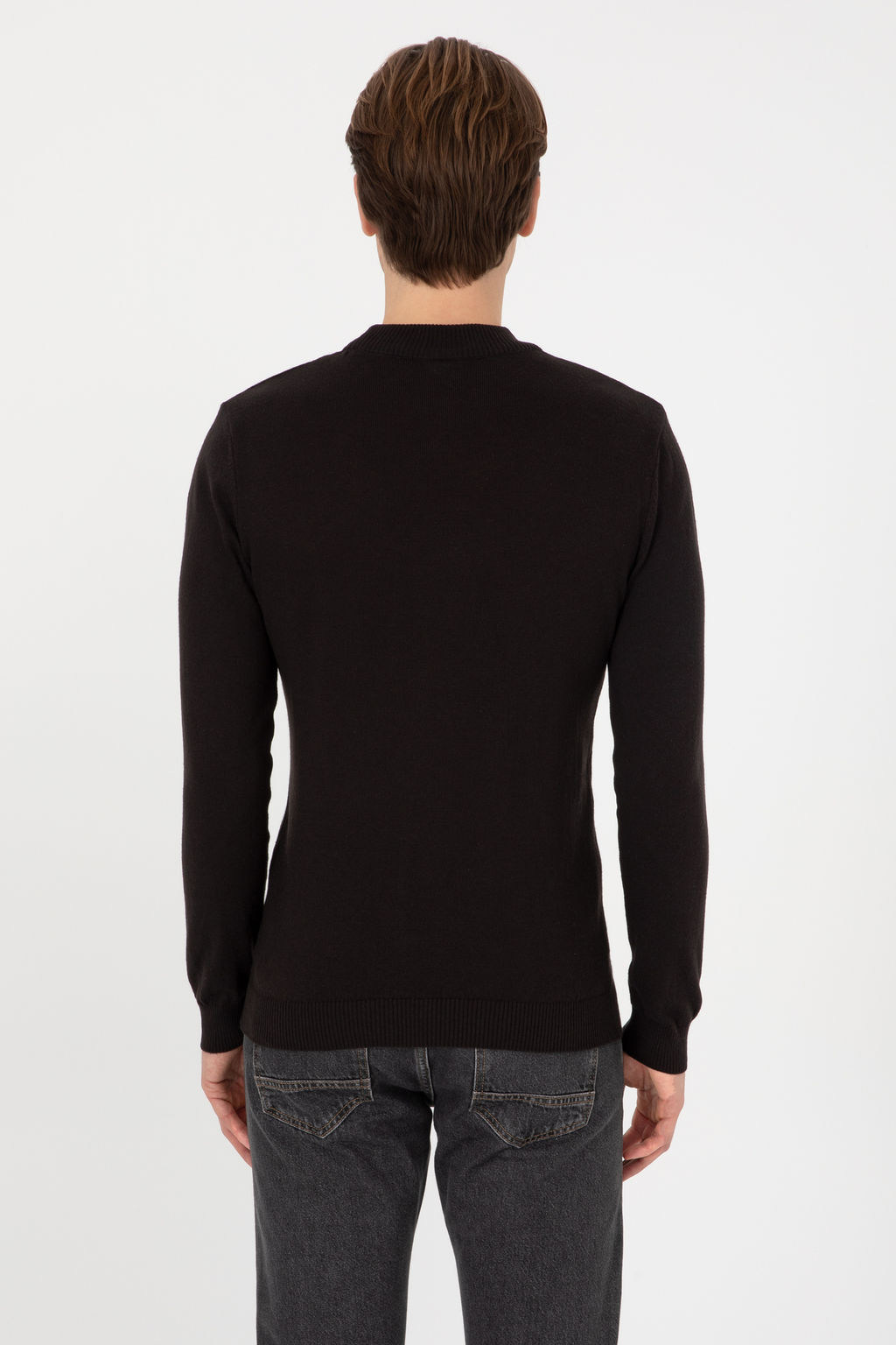 Erkek Siyah Basic Kazak - U.s. polo assn фото 12