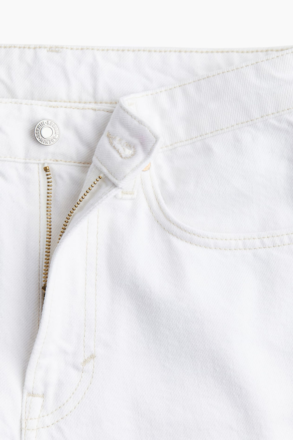 Straight High Cropped Jeans - H&m фото 6