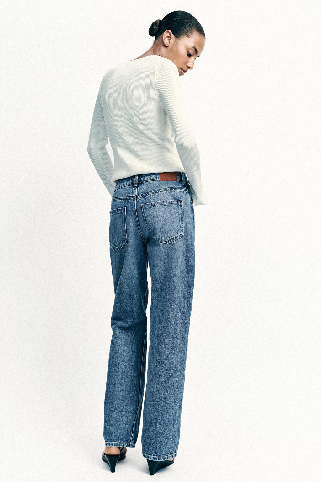 JEANS Z1975 STRAIGHT HIGH WAIST LONG LENGTH - Zara фото 43