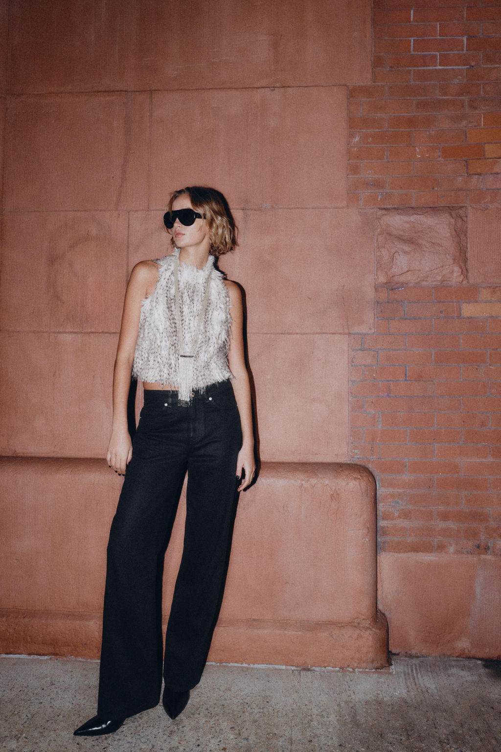 Z1975 REGULAR FIT HIGH-WAIST COATED JEANS