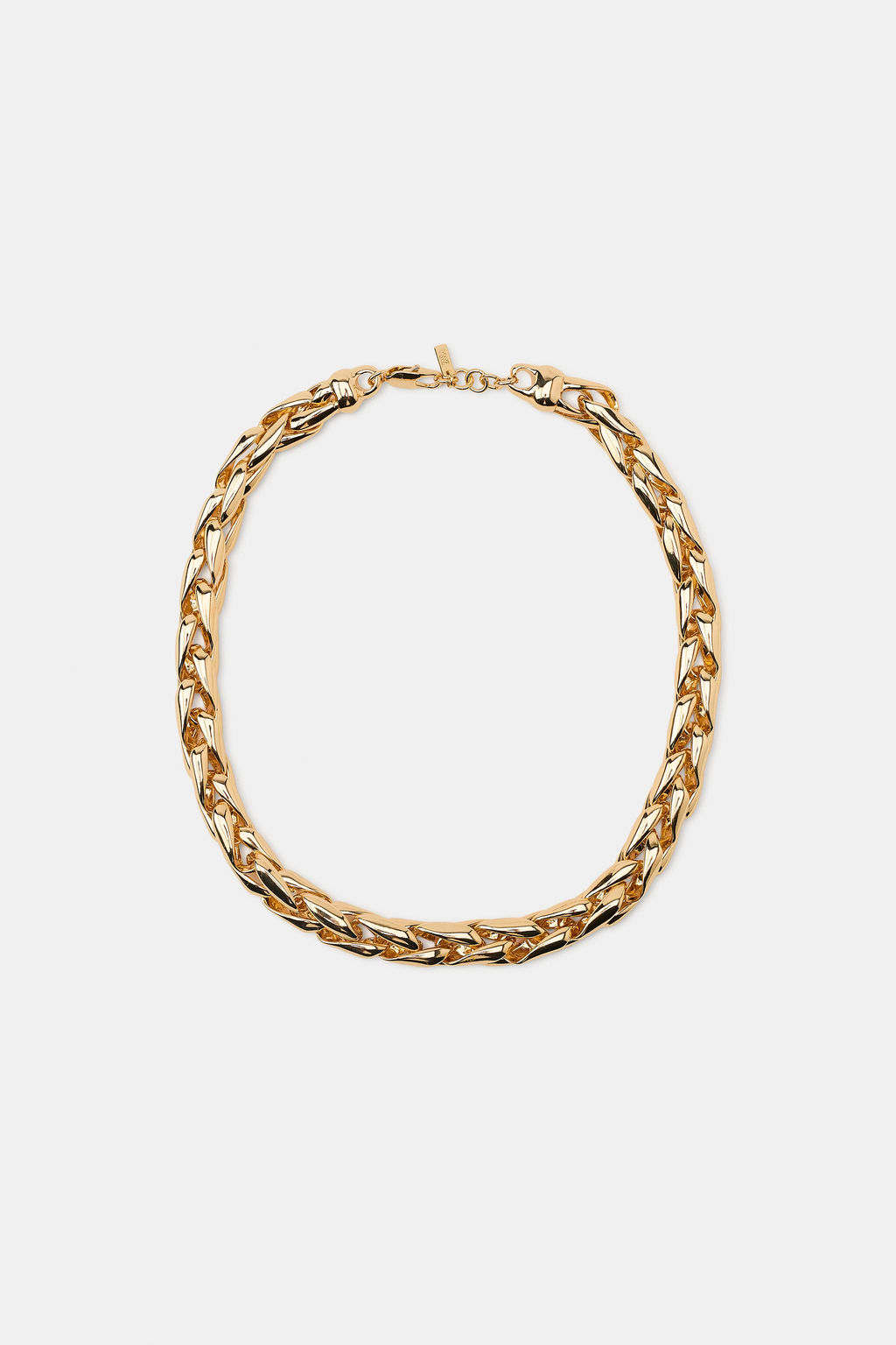 Колье Zara Collar Cadena Metalica золотистое