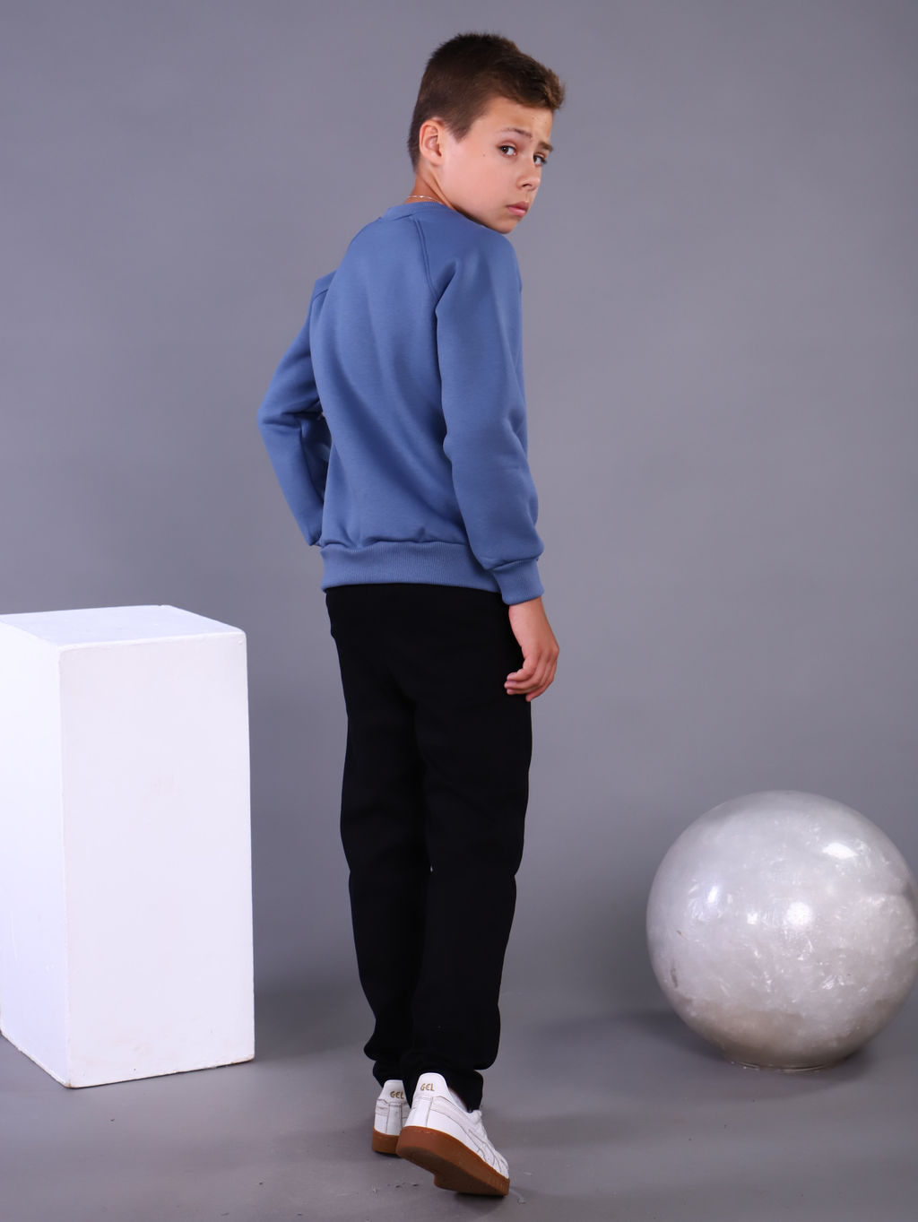 Толстовка "Сорри" синий