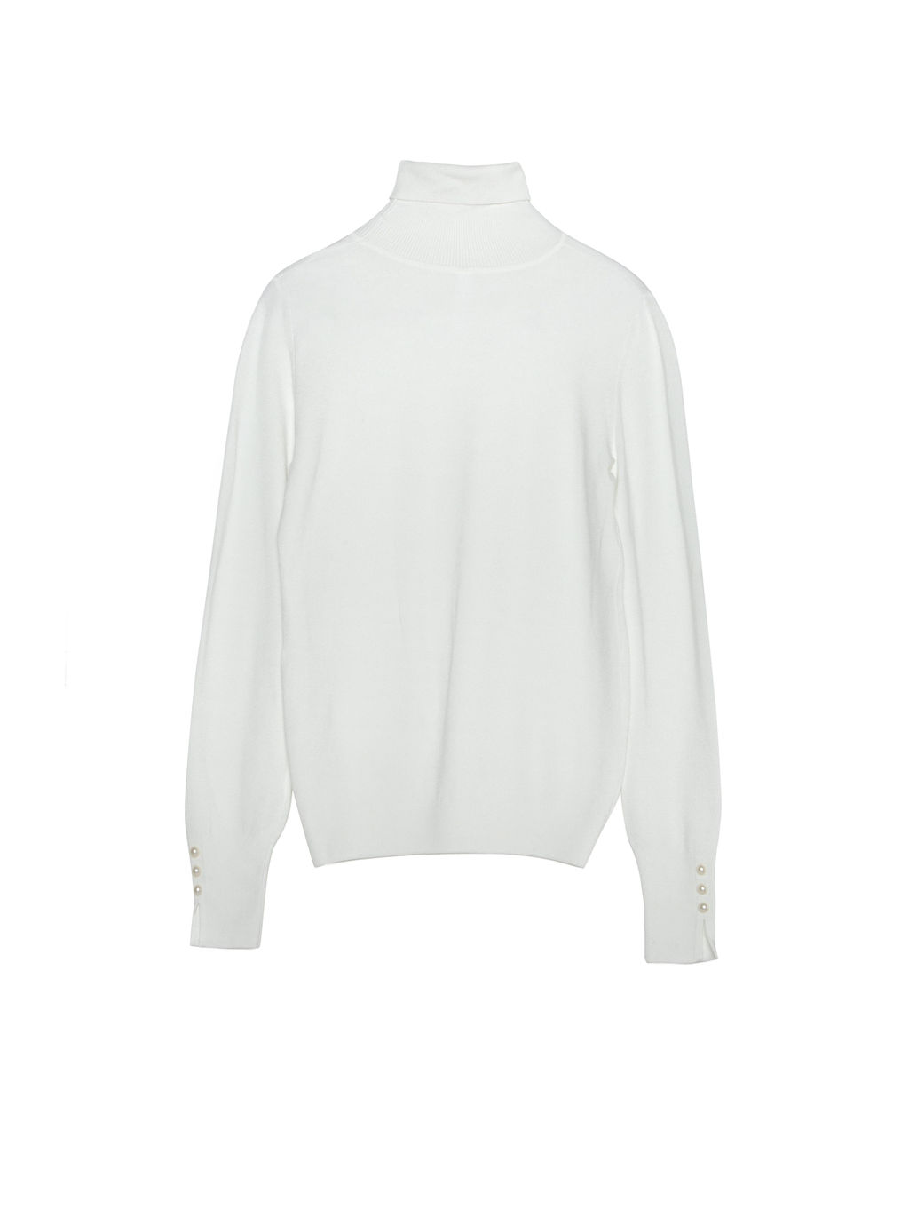 CONTE Вязаный свитер из итальянской пряжи с вискозой премиального качества LDK 055 off-white - Conte elegant фото 5