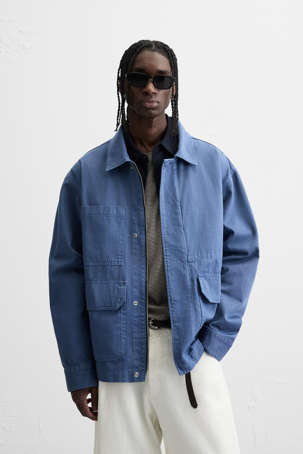 WASHED OVERSHIRT WITH POCKETS - Zara фото 2