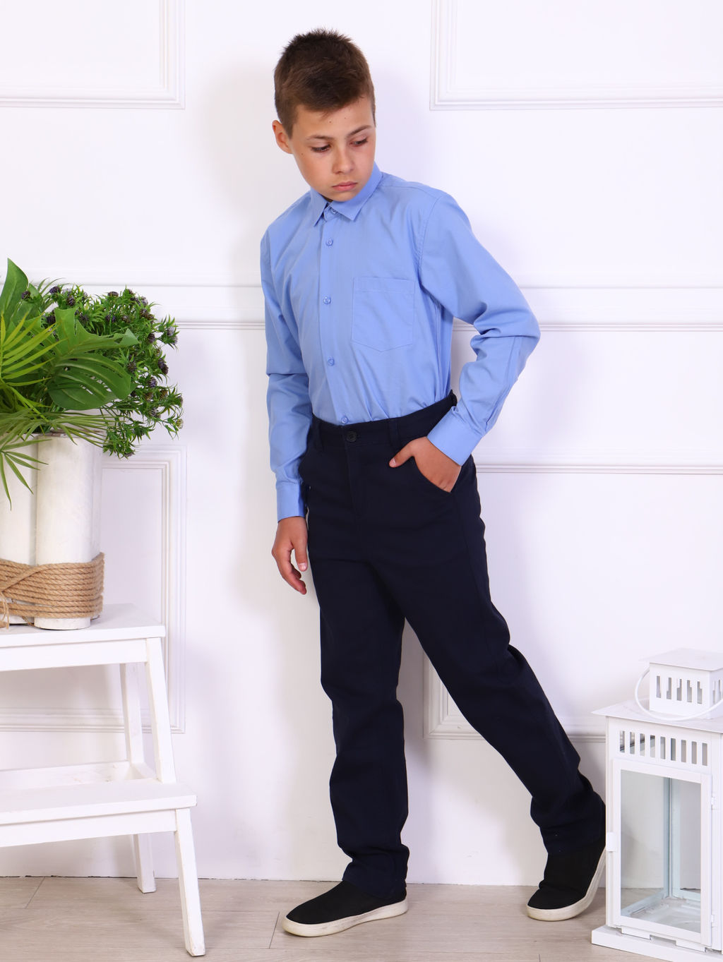 Рубашка "Ученик" синий