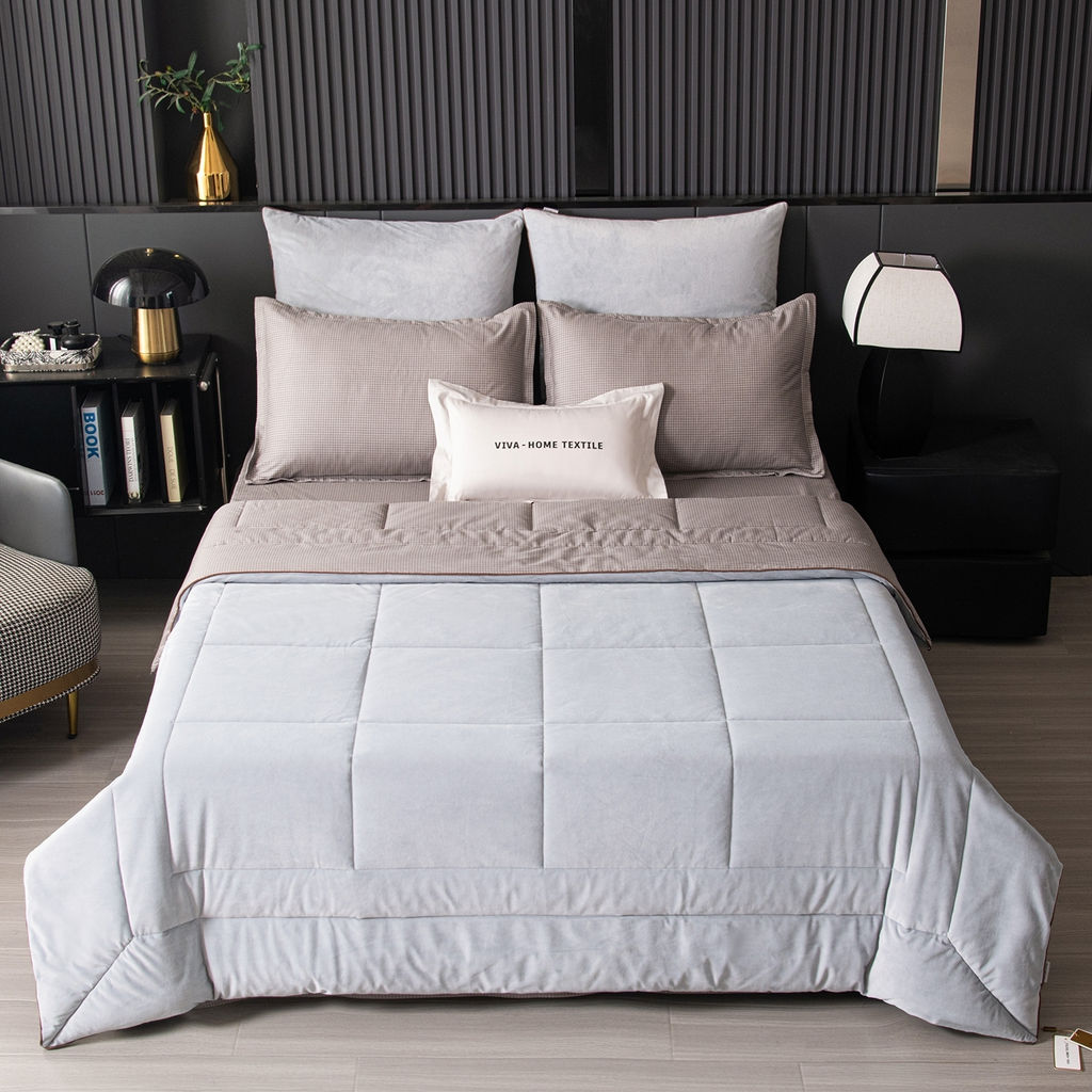 Комплект постельного белья на резинке Сатин Velouria Luxe с Одеялом VLR008 180*200*25;160*200*25;140*200*25 Евро 4 Наволочки