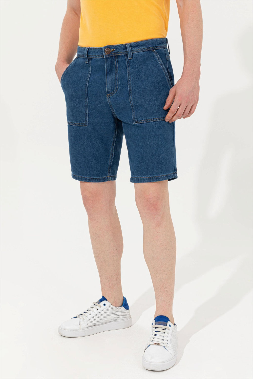 U. S. Polo Assn Мужские синие джинсовые шорты - U.s. polo assn фото 9