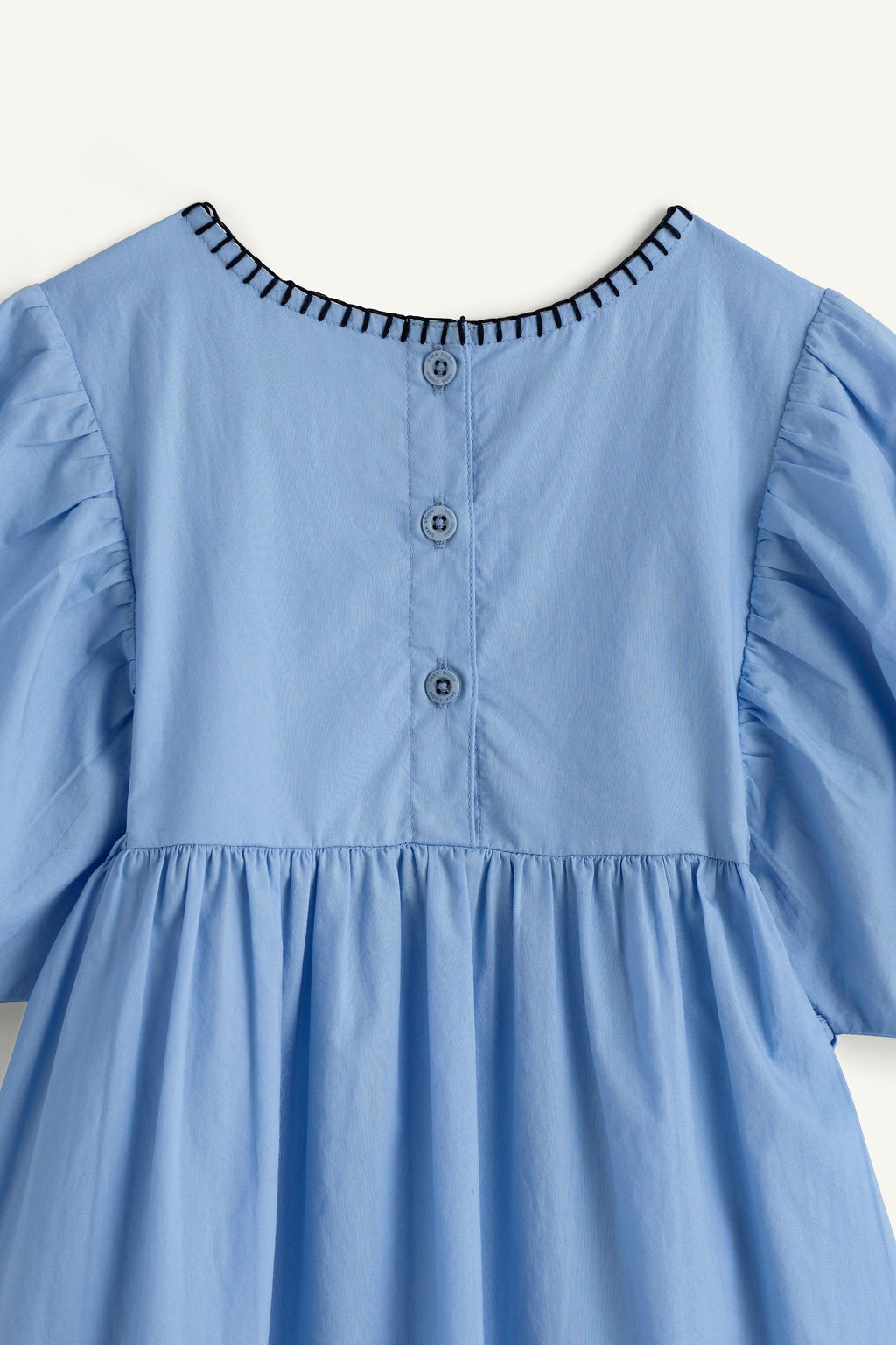 VESTIDO GOMAS FLORES BORDADAS LIMITED EDITION / Azulado - Zara фото 8