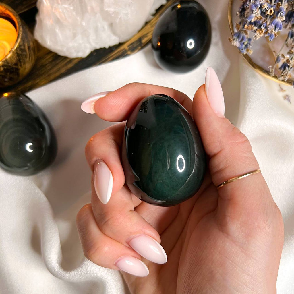 Яйцо из Обсидиана радужного