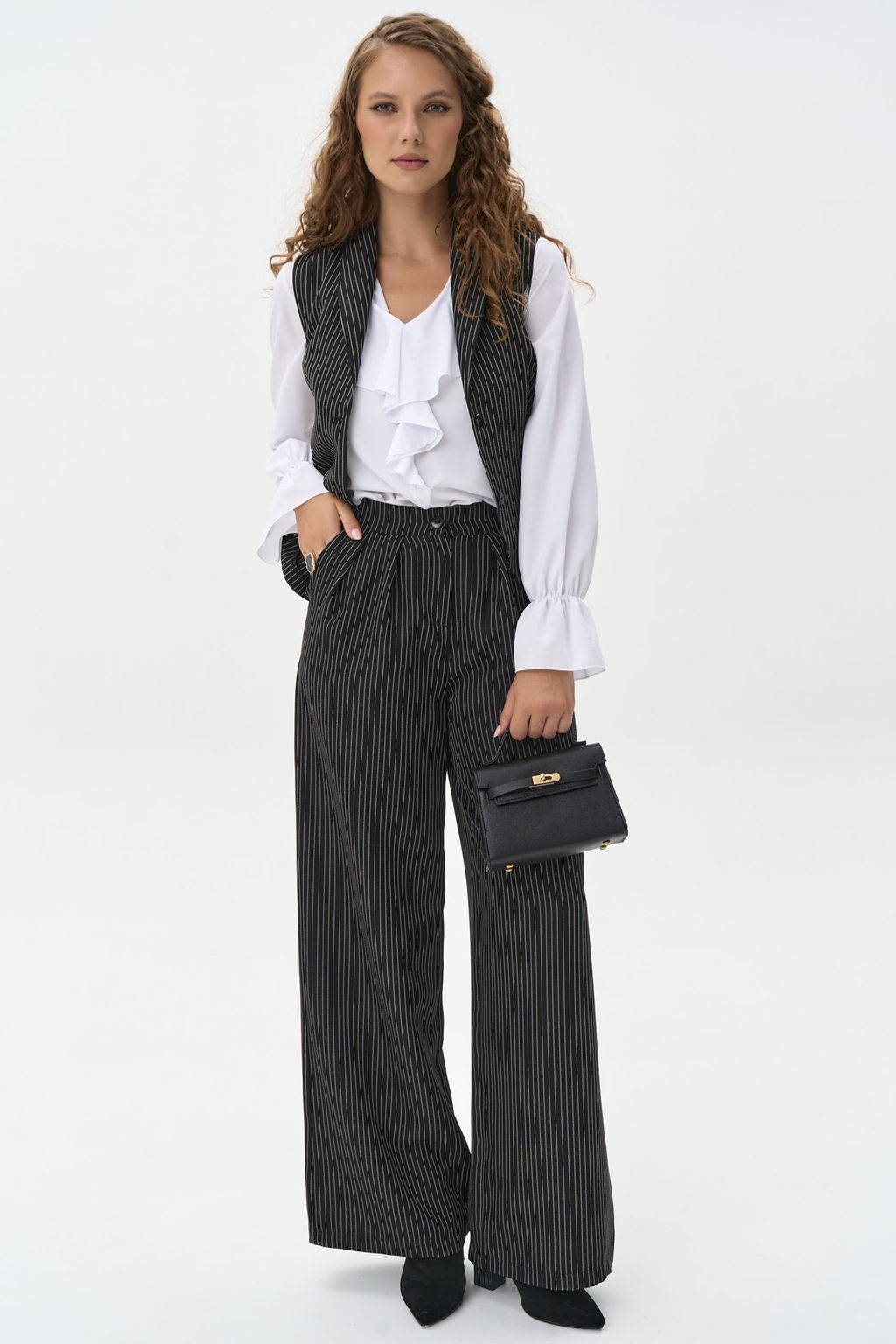 Блузка Мишель (белый) - Эльза фото 9