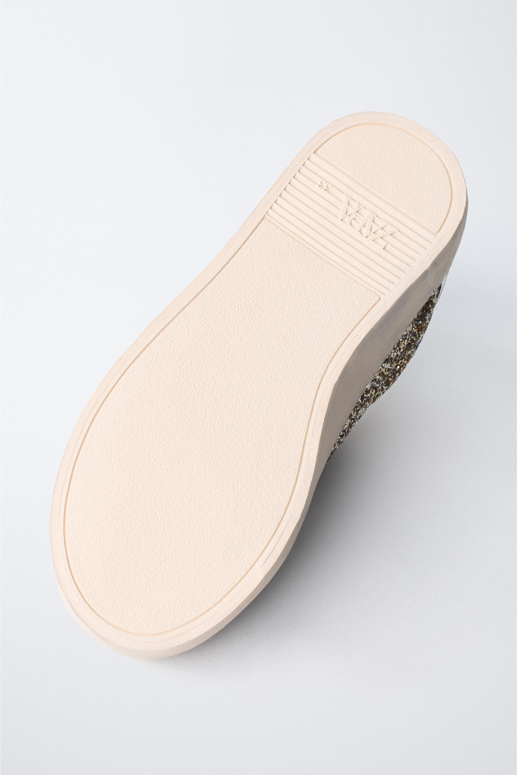 GLITTER FAUX SHEARLING SNEAKERS - Zara фото 15