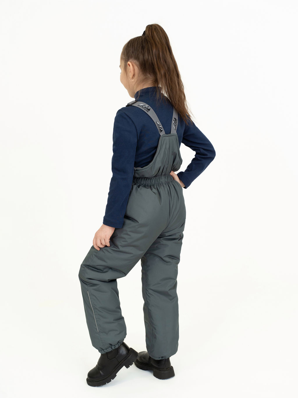 Полукомбинезон детский зимний серый