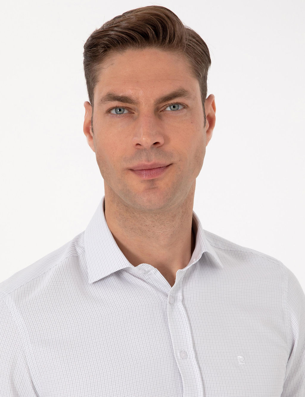 Koyu Haki Slim Fit Uzun Kollu G_mlek - Pierre cardin фото 2