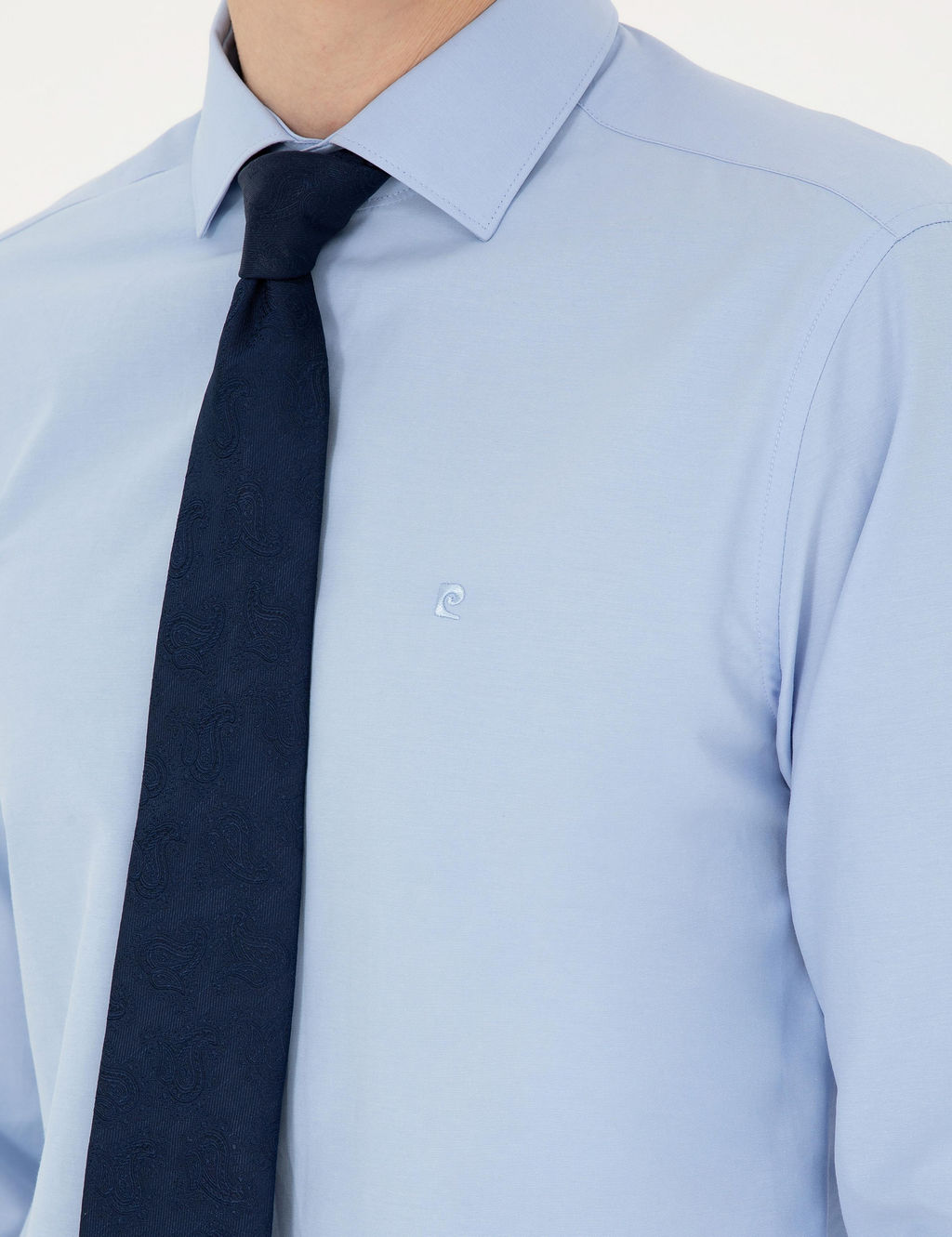 Mavi Slim Fit Uzun Kollu Basic G_mlek