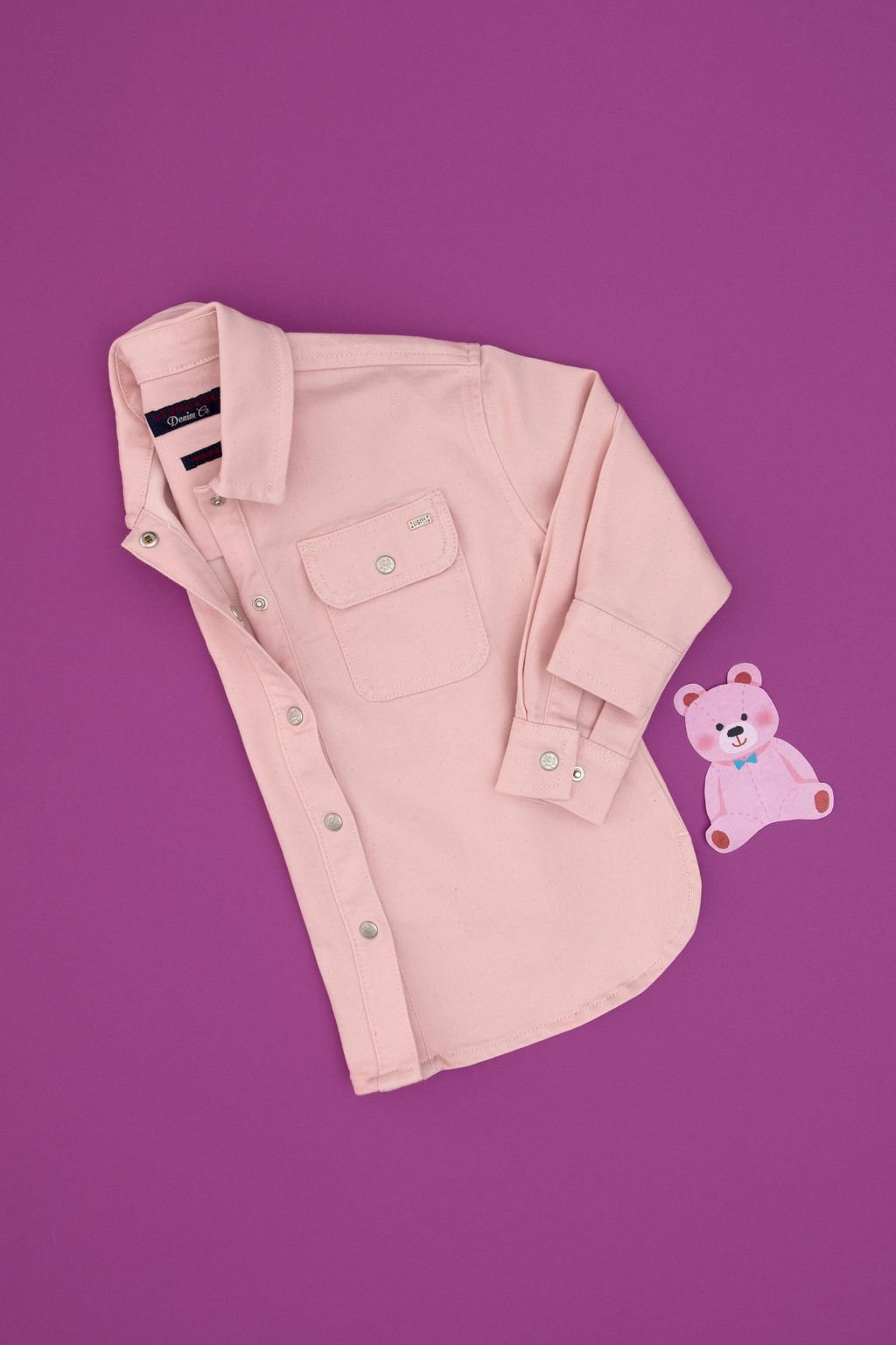 K_z _ocuk A__k Pembe Jean G_mlek Sepette S_rpriz _ndirim
