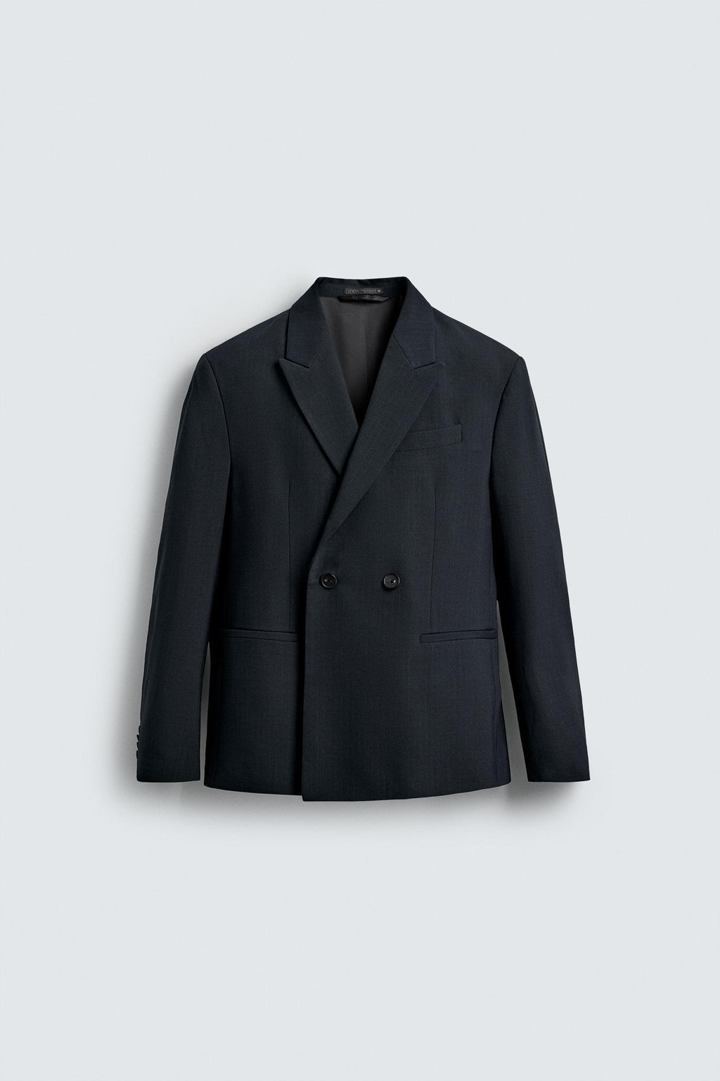 STRIPED SUIT DOUBLE-BREASTED BLAZER - Zara фото 7