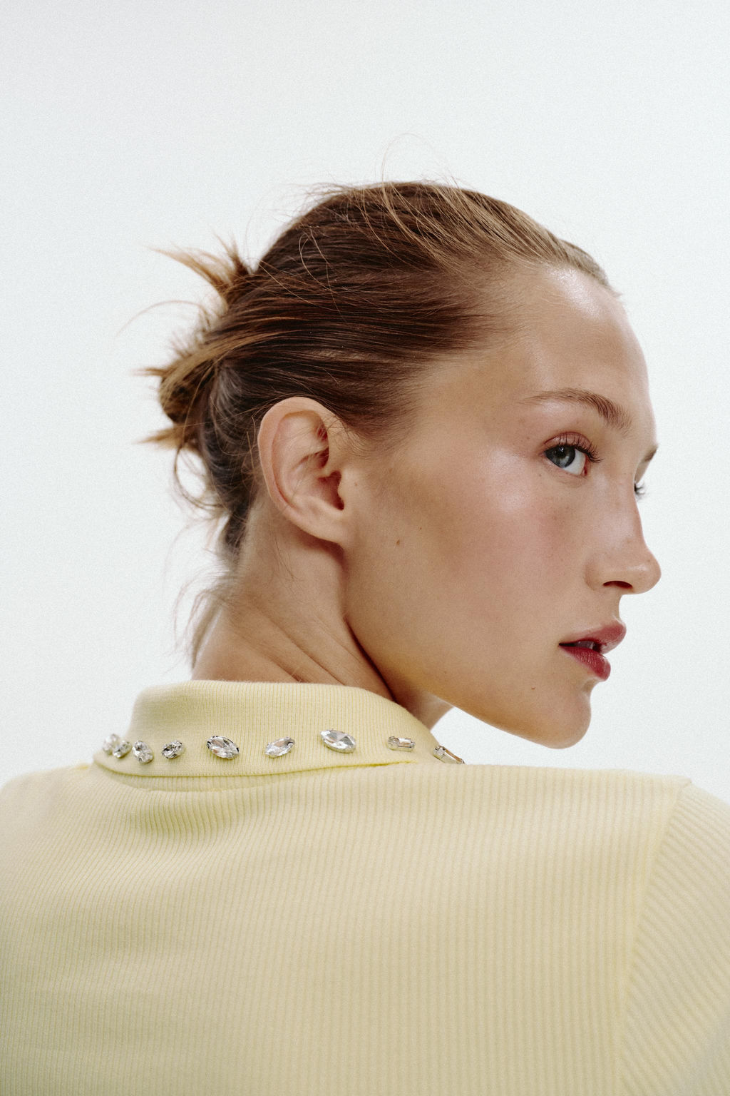 JEWEL COLLAR RIBBED POLO SHIRT - Zara фото 6