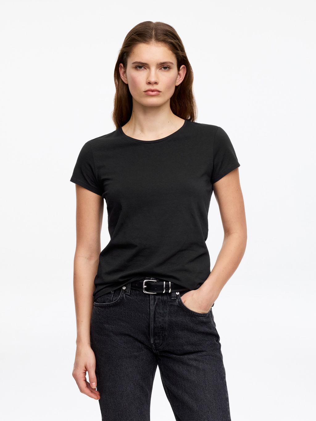 Camiseta ajustada de manga corta - H&m фото 4