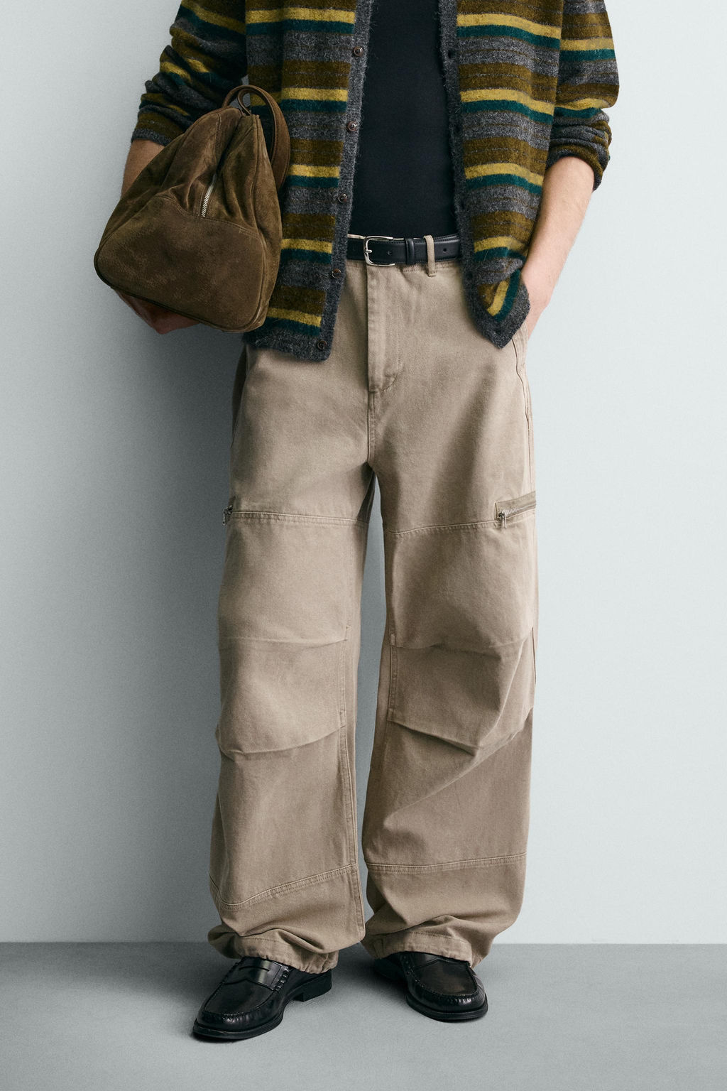 PARACHUTE CARGO TROUSERS - Zara фото 21