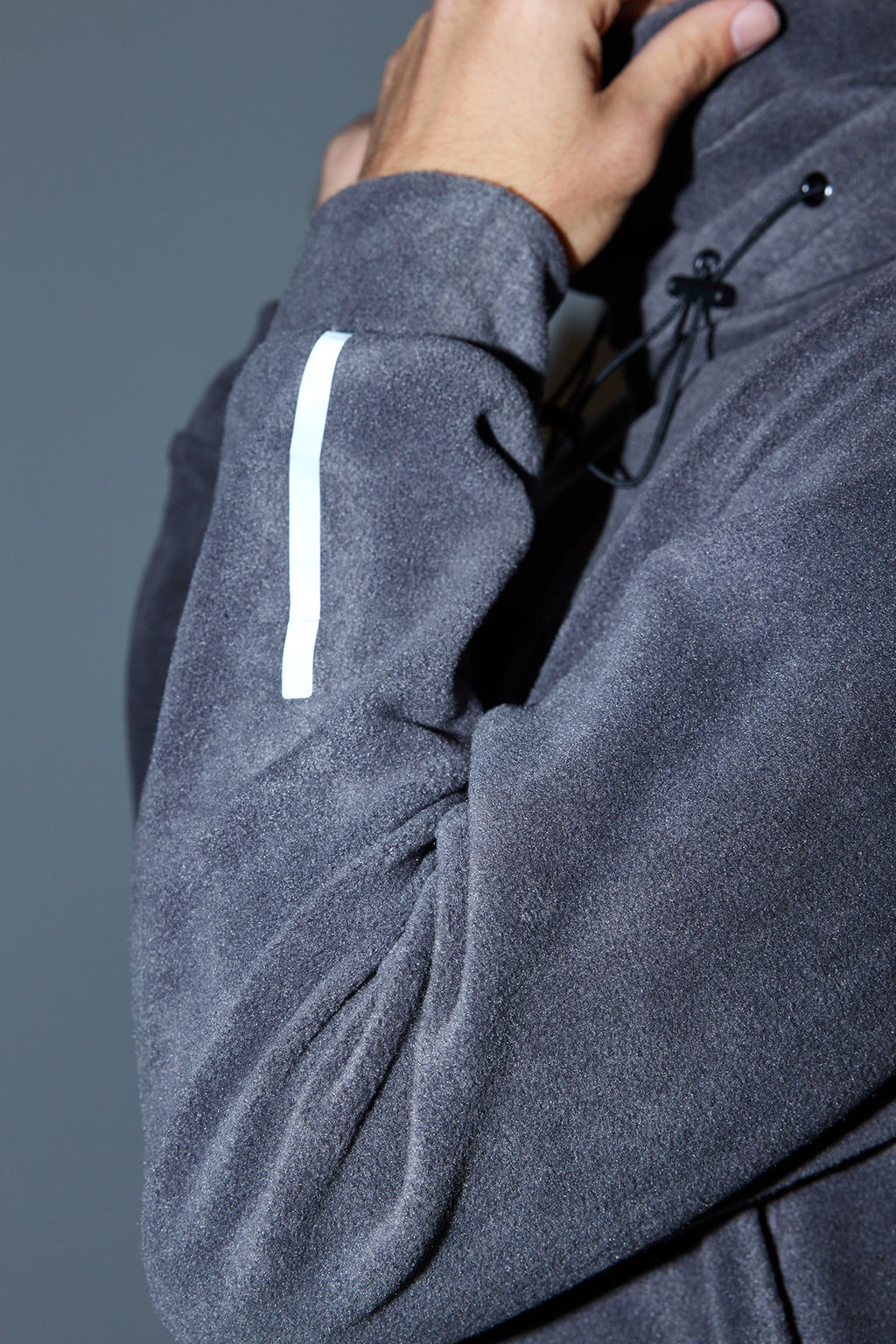 TRENDYOL MAN Premium Antrasit Oversize/Normal Kesim Bask?l? Anti-pilling Polar Sweatshirt TMNAW24SW00122 - Trendyolmilla фото 13