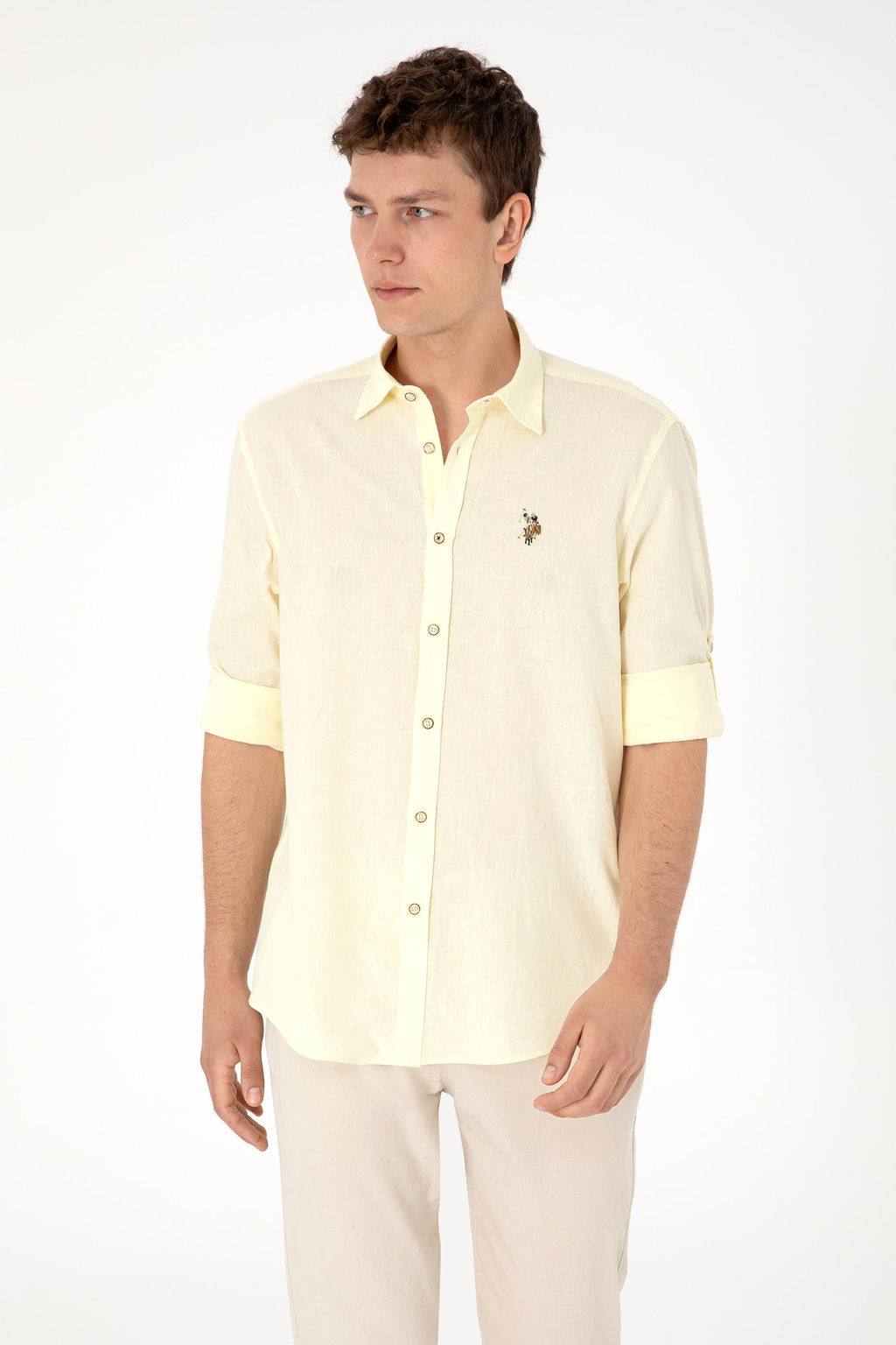 Erkek Limon Uzun Kollu Basic G_mlek Sepette S_rpriz _ndirim - U.s. polo assn фото 3