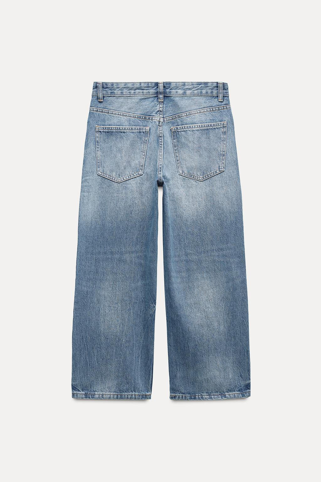 TRF RELAXED-FIT MID-RISE JEANS - Zara фото 12