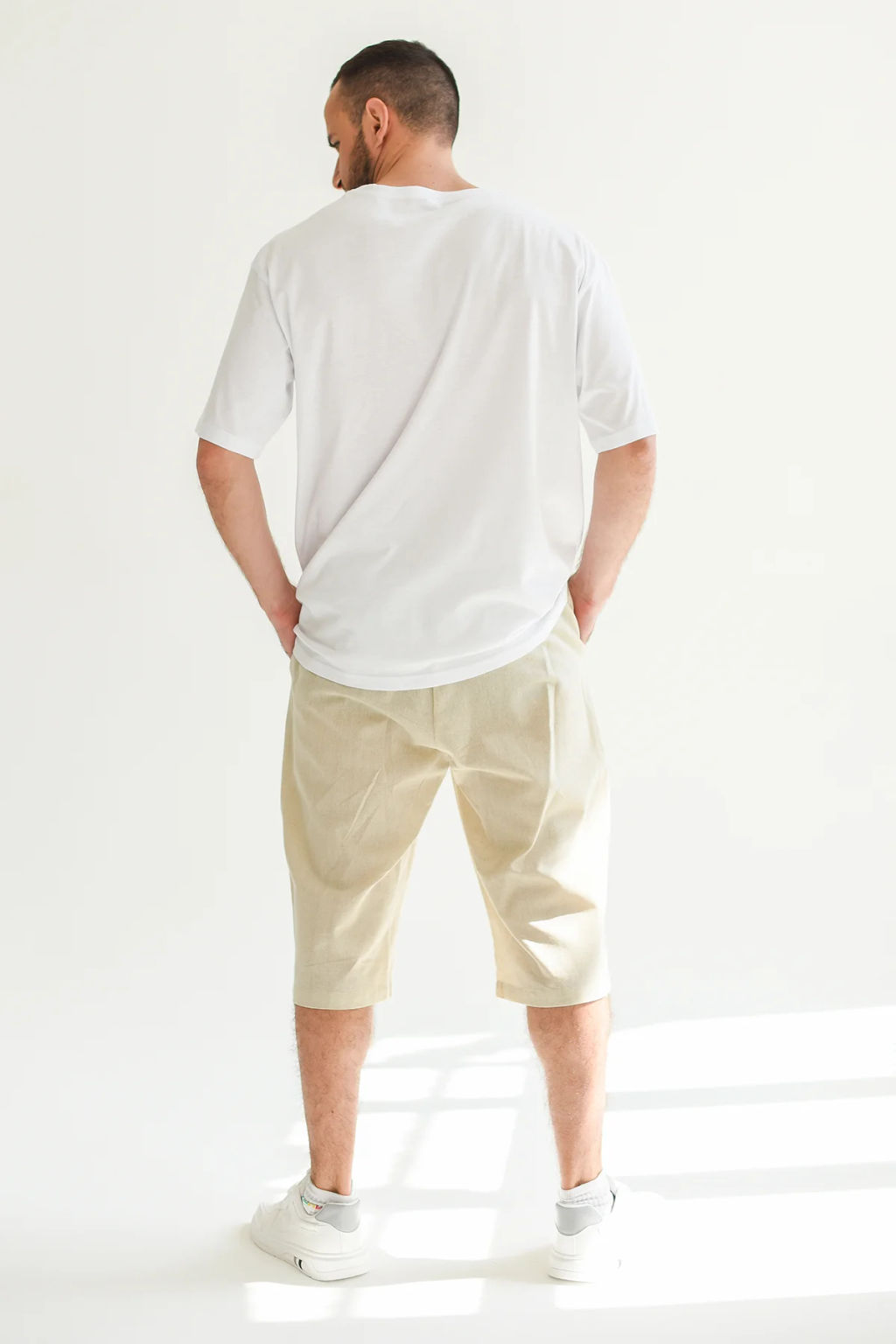 Бриджи  шорты Льняные - Оптима фото 2